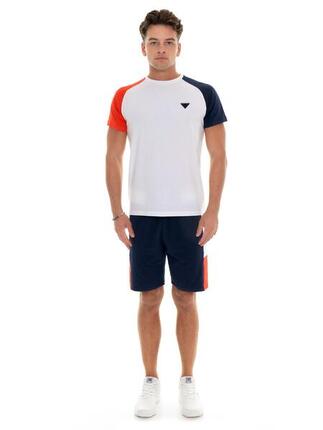 Zestaw męski: koszulka sportowa + szorty bermudy