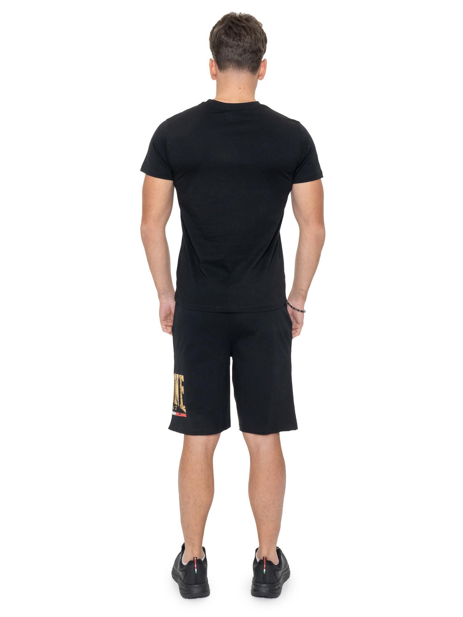 Ensemble t-shirt et bermuda pour homme avec logo vintage 4/5