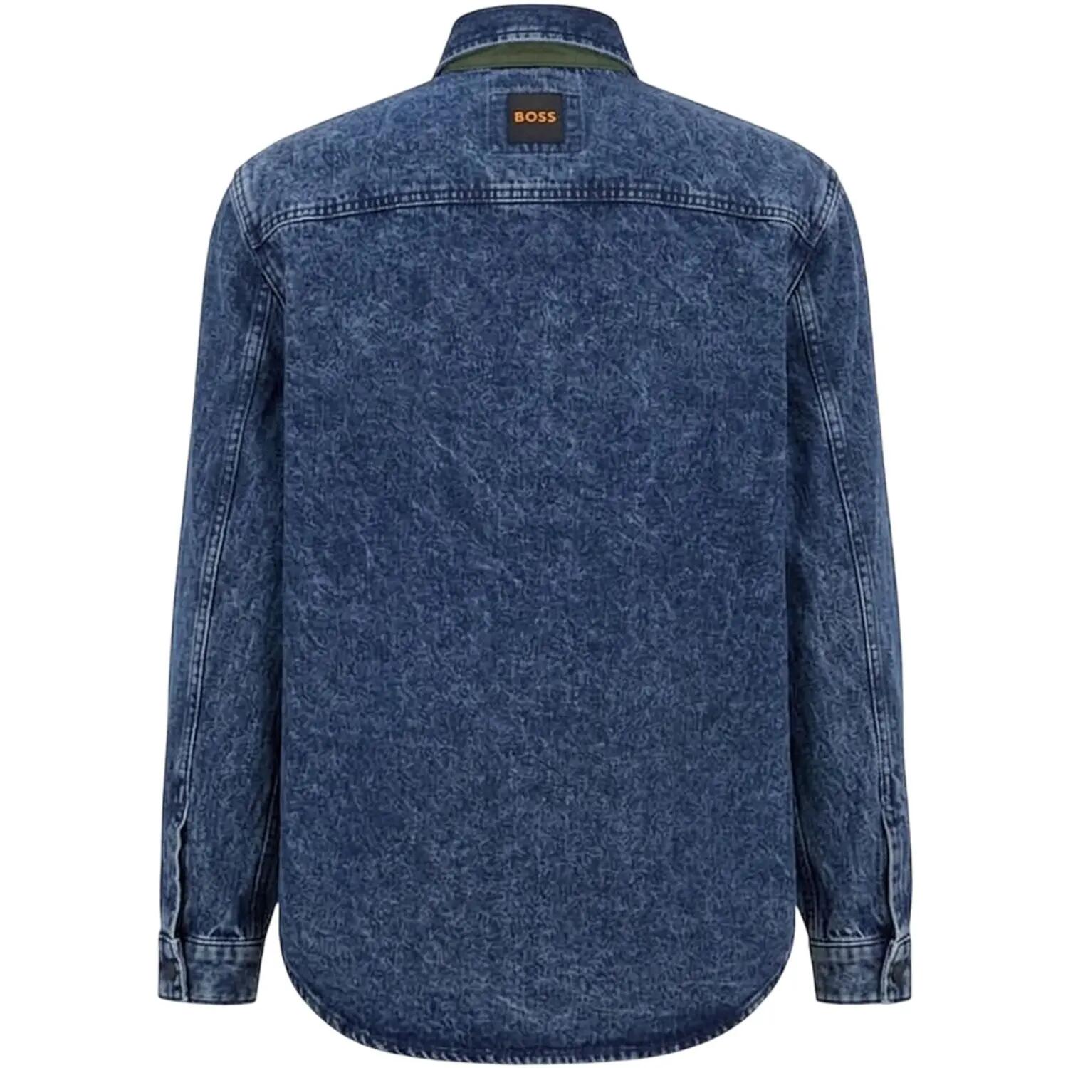 Giacca Di Denim Uomo Boss Blu Navy 2/2