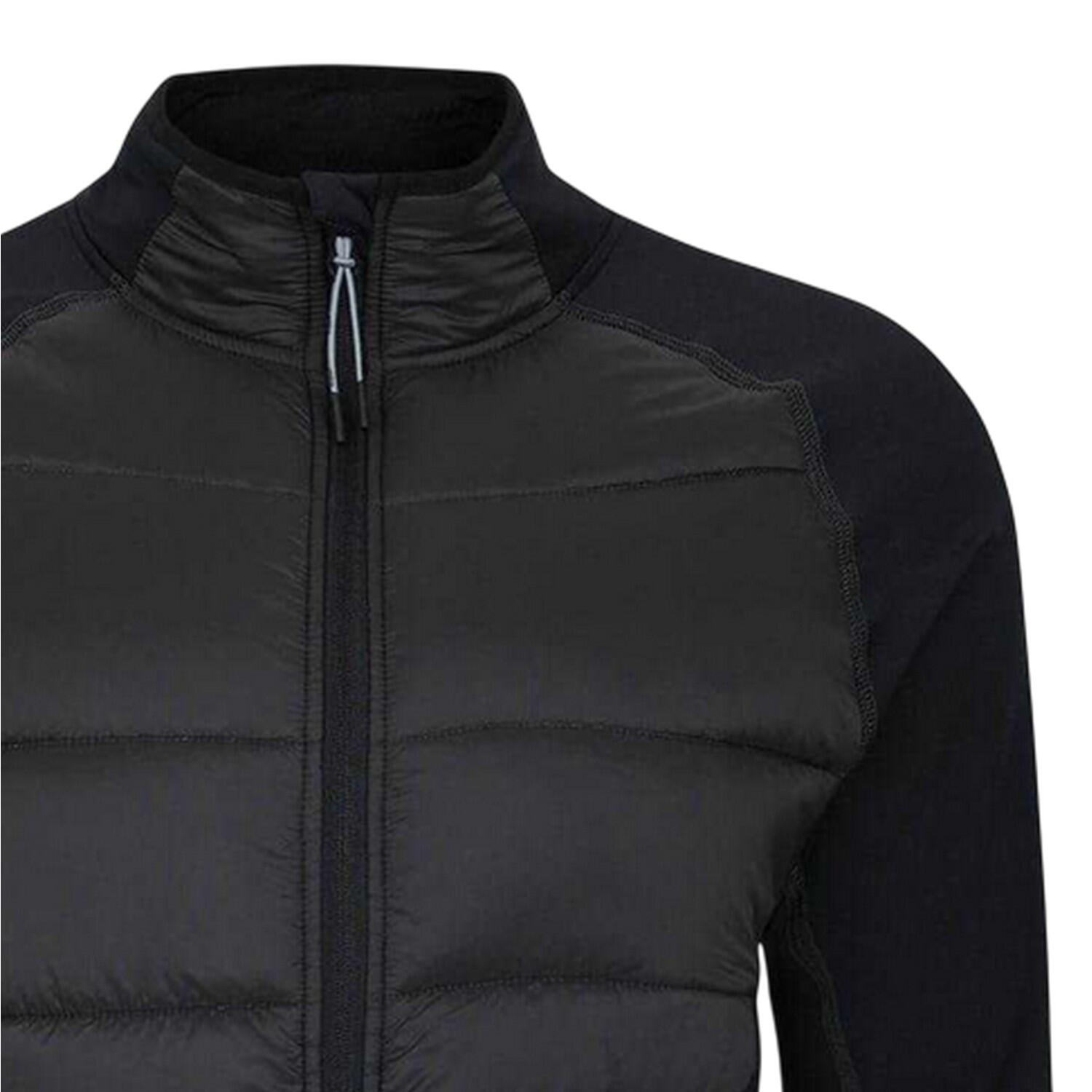 Hybridjacke für , Fleece Herren Schwarz 4/4