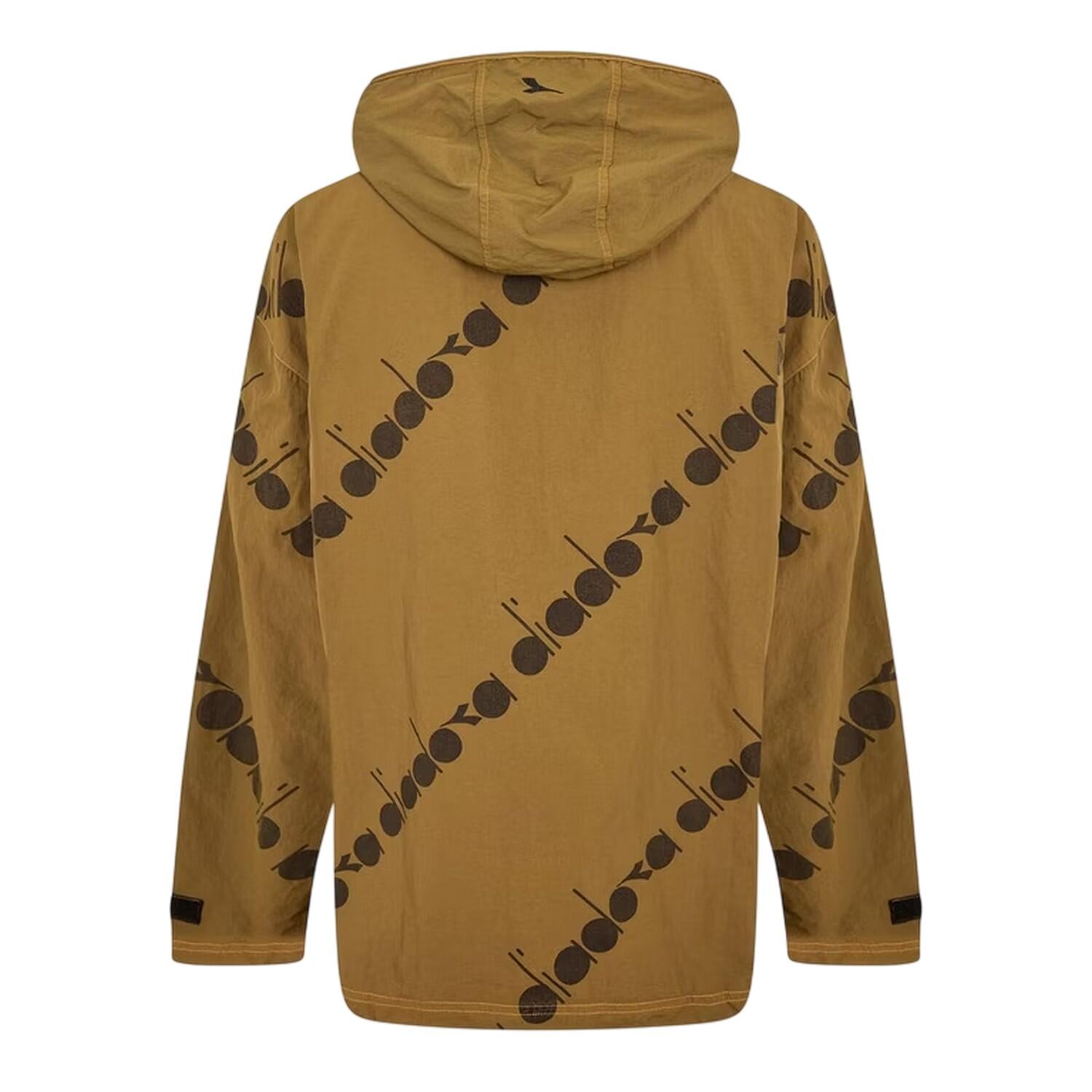 Anorak Logo Sul Intera Superficie Uomo Diadora Verde Oliva 2/4