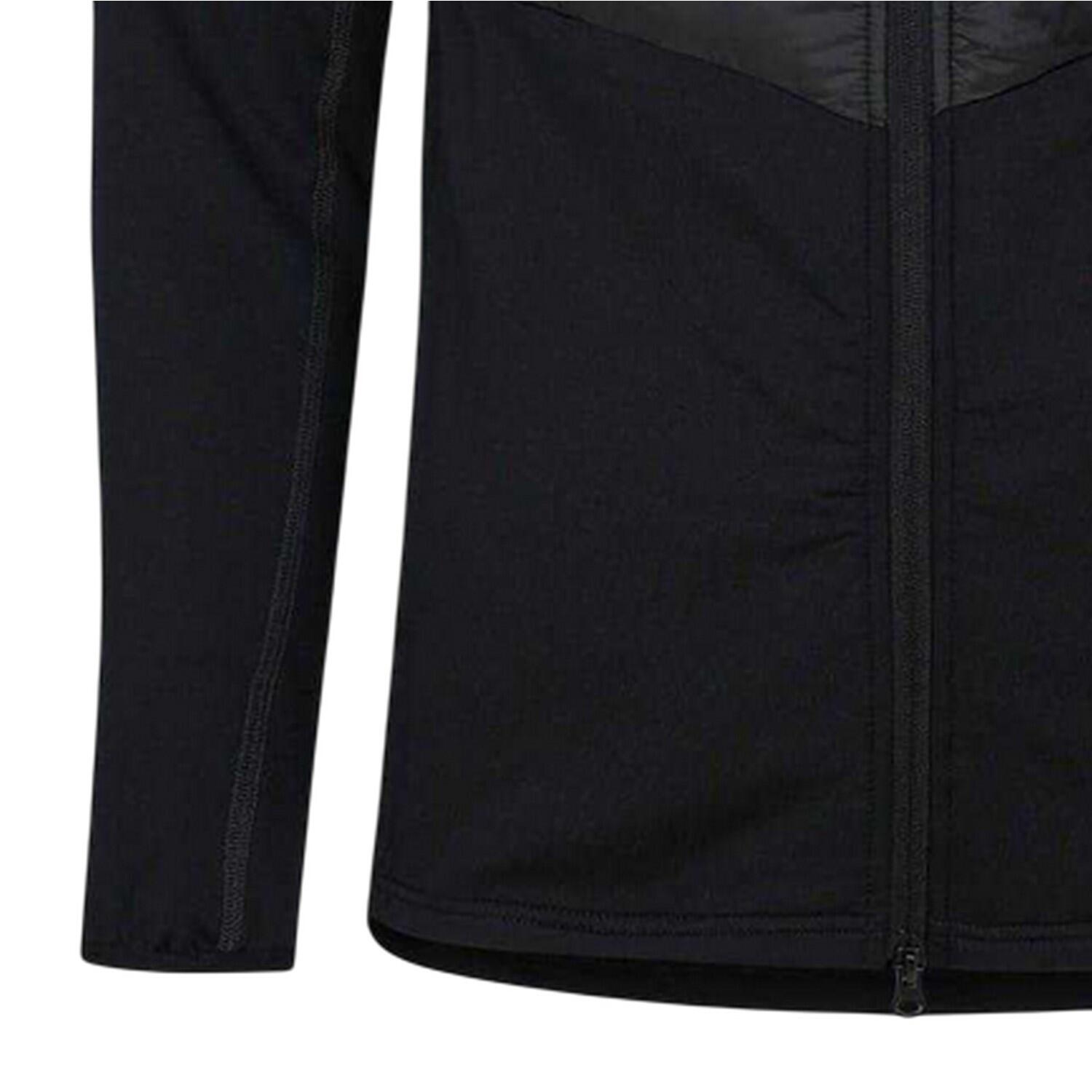 Hybridjacke für , Fleece Herren Schwarz 3/4