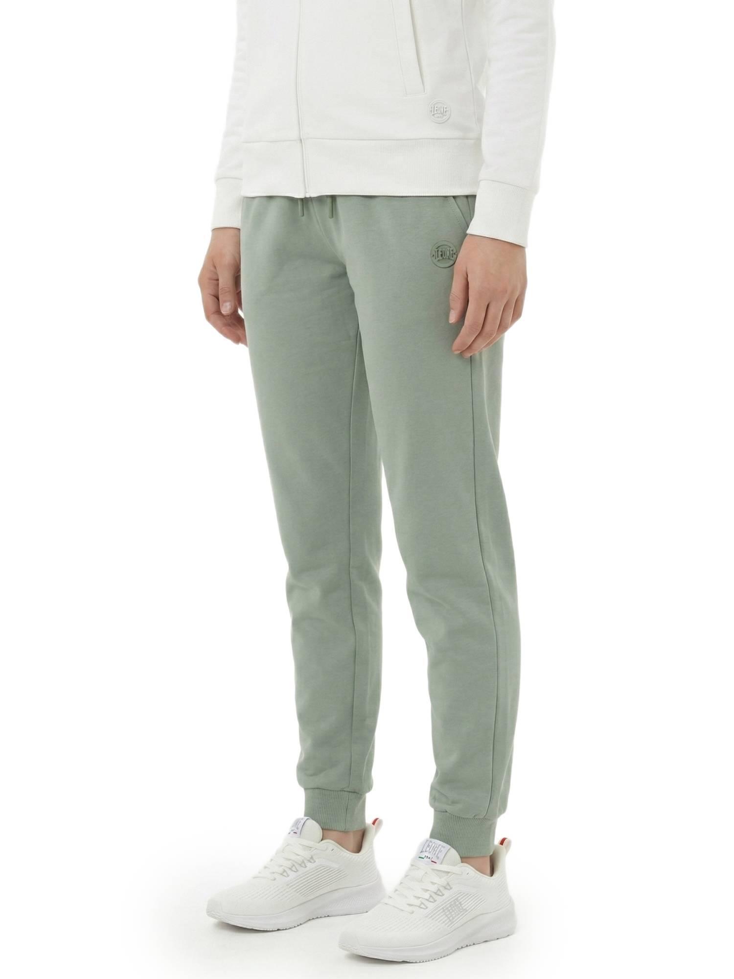 Calças de treino femininas Leone 1947 Apparel, tecido macio, logo tom sobre tom 2/5