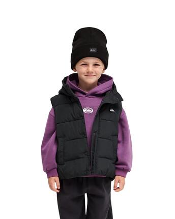 Veste sans manches chaude NOLLIE SLEEVELESS PUFF Noir Jeune Garçon