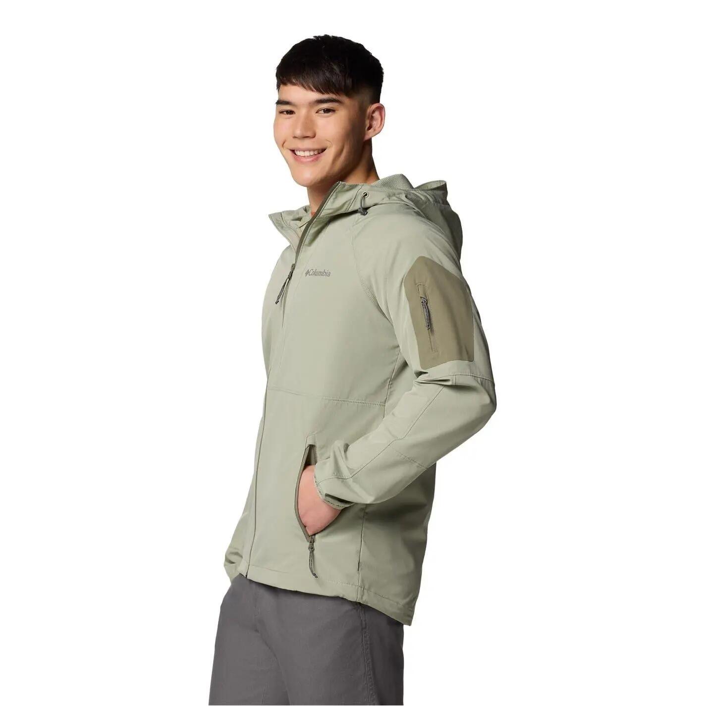 Mens Tall Heights Soft Shell Jacket (Safari) 3/5