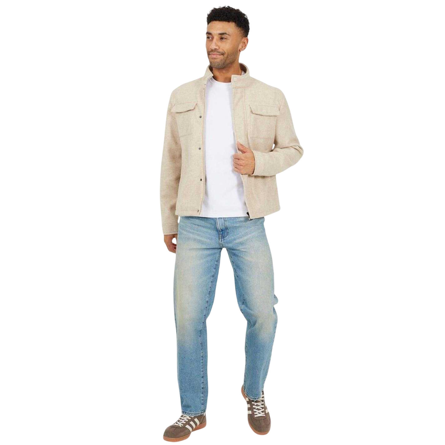 Blouson Harrington Homme (Crème) 1/5