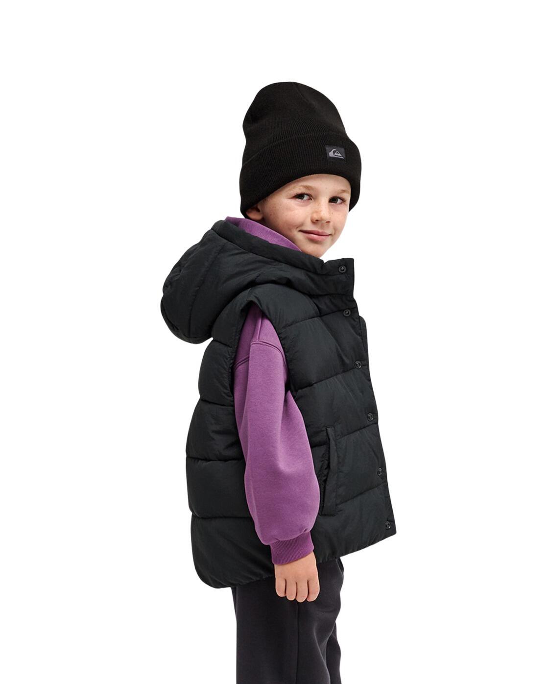 Isolerende Bodywarmer NOLLIE SLEEVELESS PUFF Schwarz Jongens 2-7 3/4