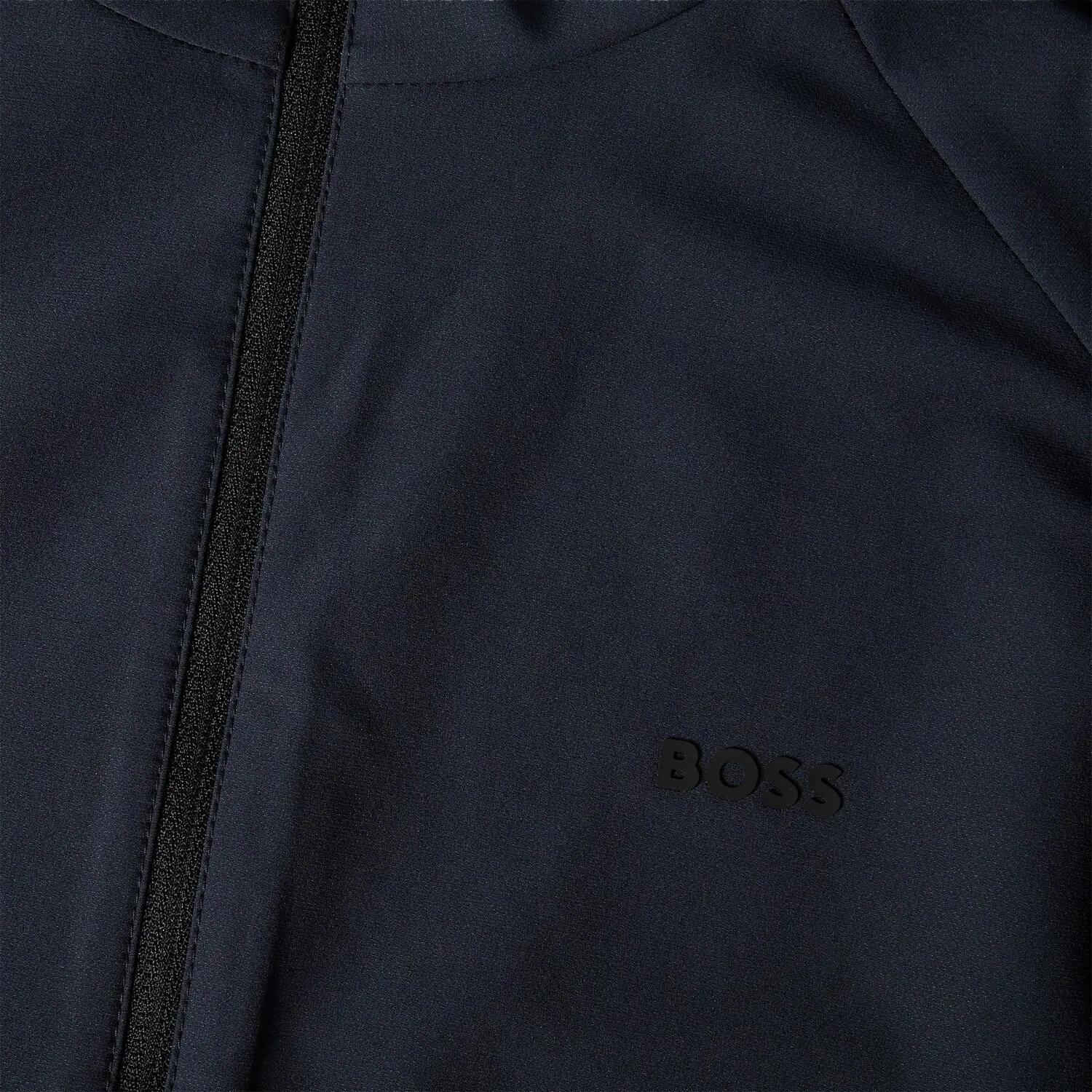 Mens Regular Raglan Windbreaker (Dark Blue) 3/3