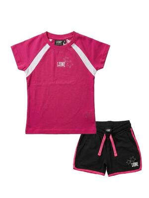 De light meisjes t-shirt en short set