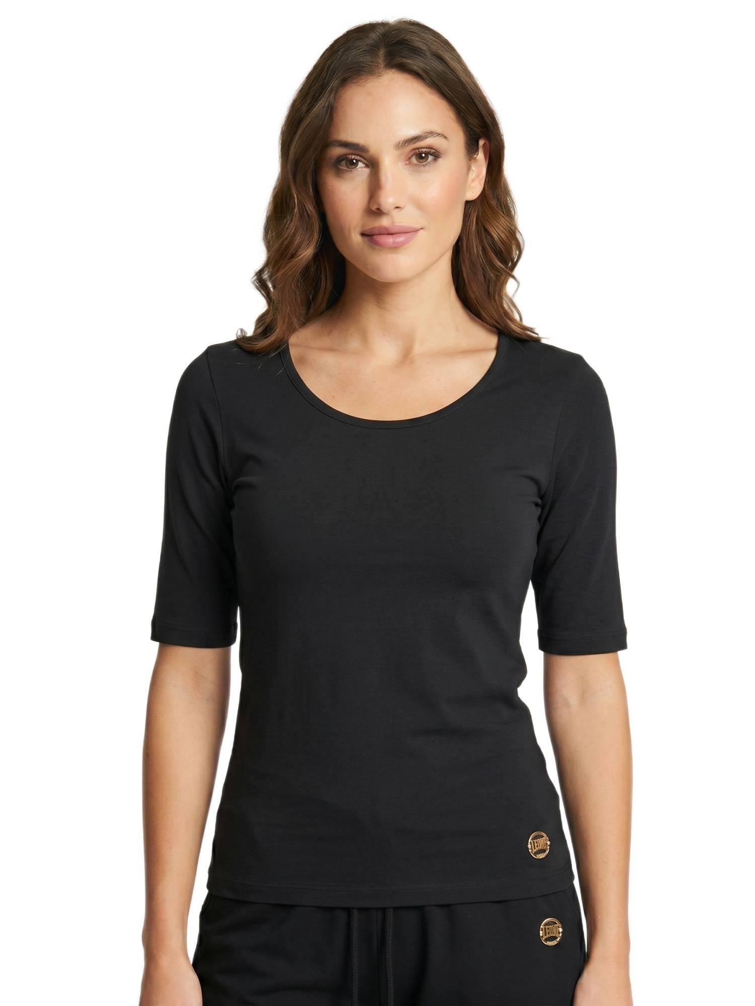 Elegancki damski T-shirt z rękawem 3/4