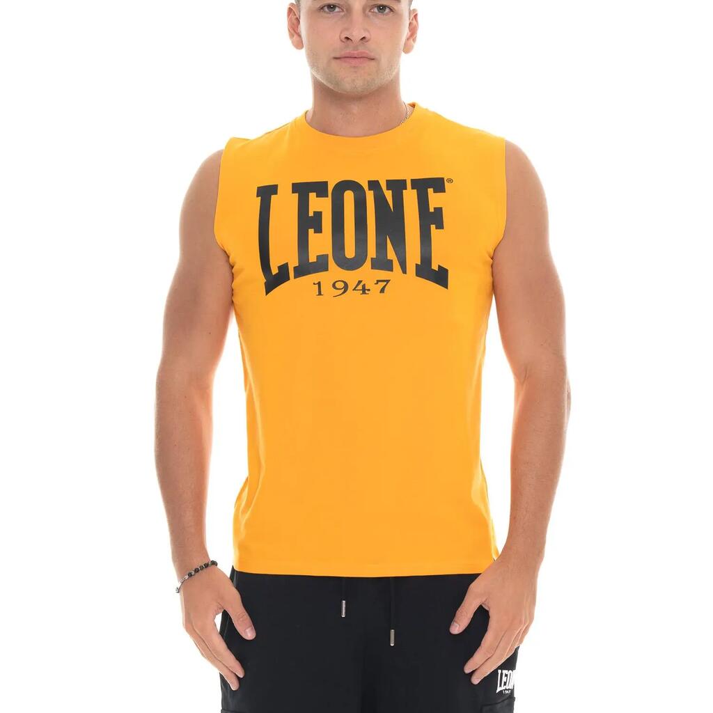 Men's sleeveless T-shirt with large logo
