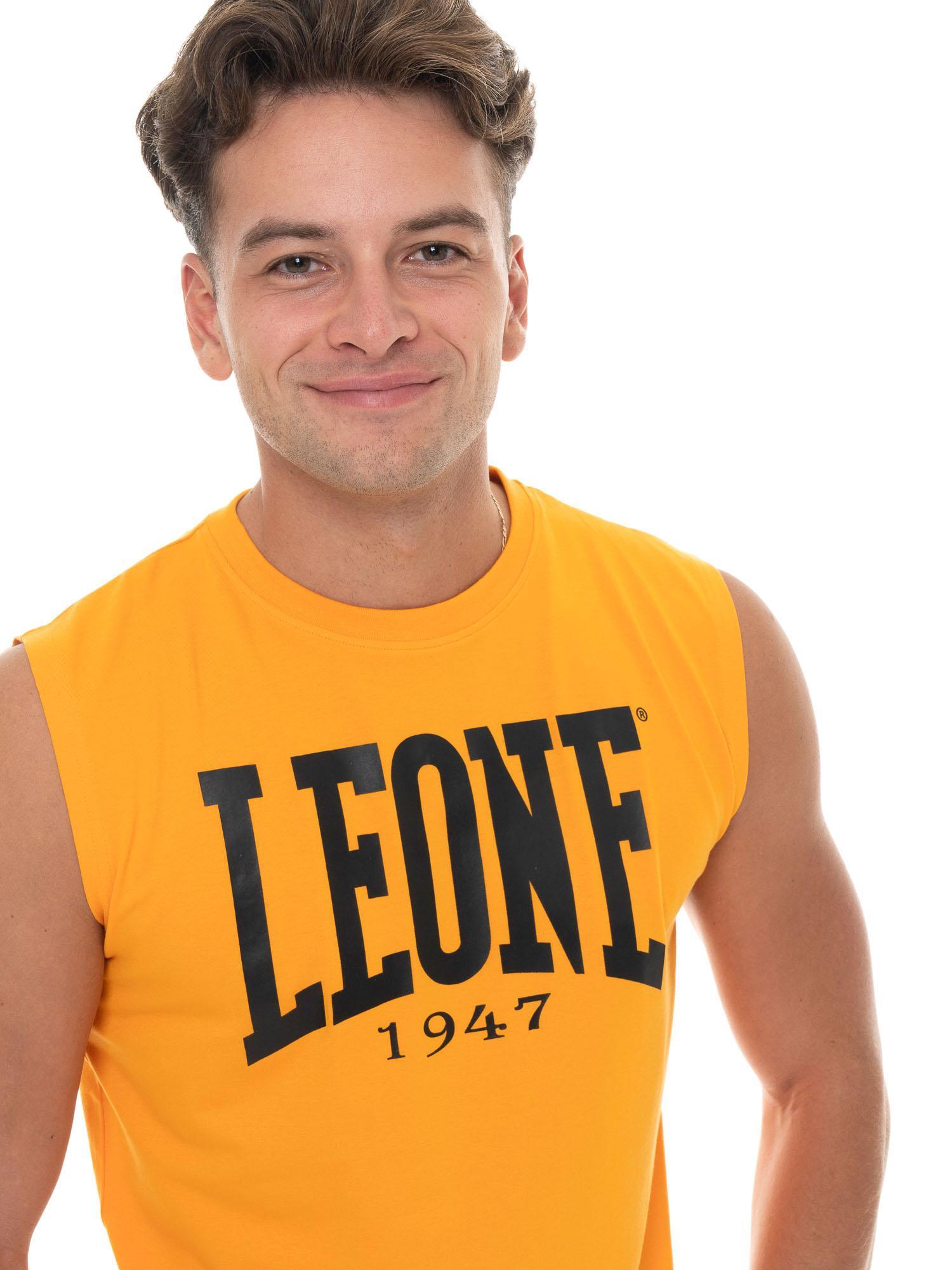 Maglietta da uomo senza maniche con logo grande 5/5