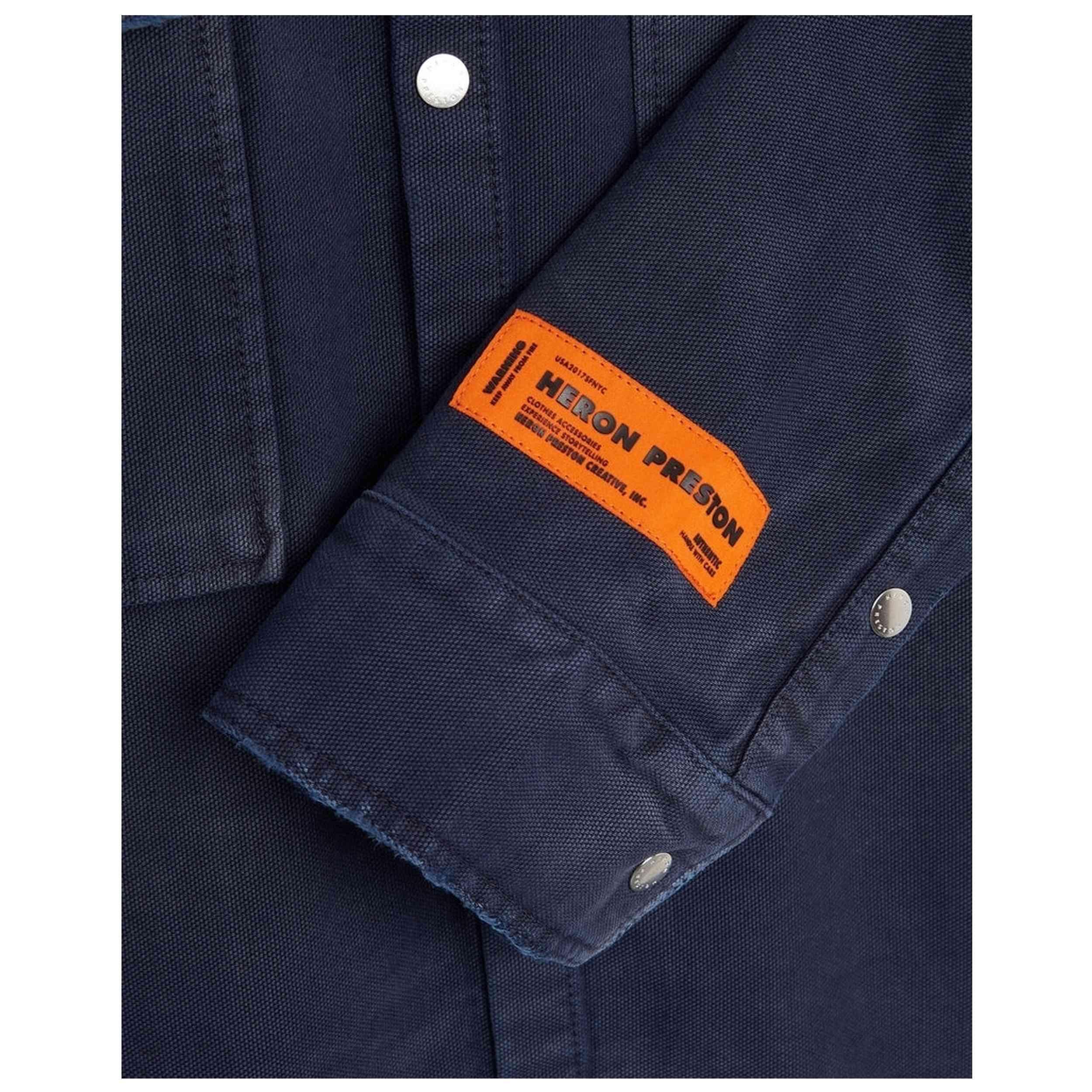 Camisola de manga comprida Heron preston modelo Distressed Canvas Men para homem 5/5