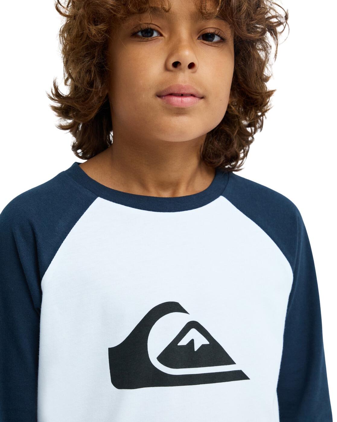 T-shirt met Lange Mouwen EV COMP RAGLAN Blau Jongens 8-16 4/4