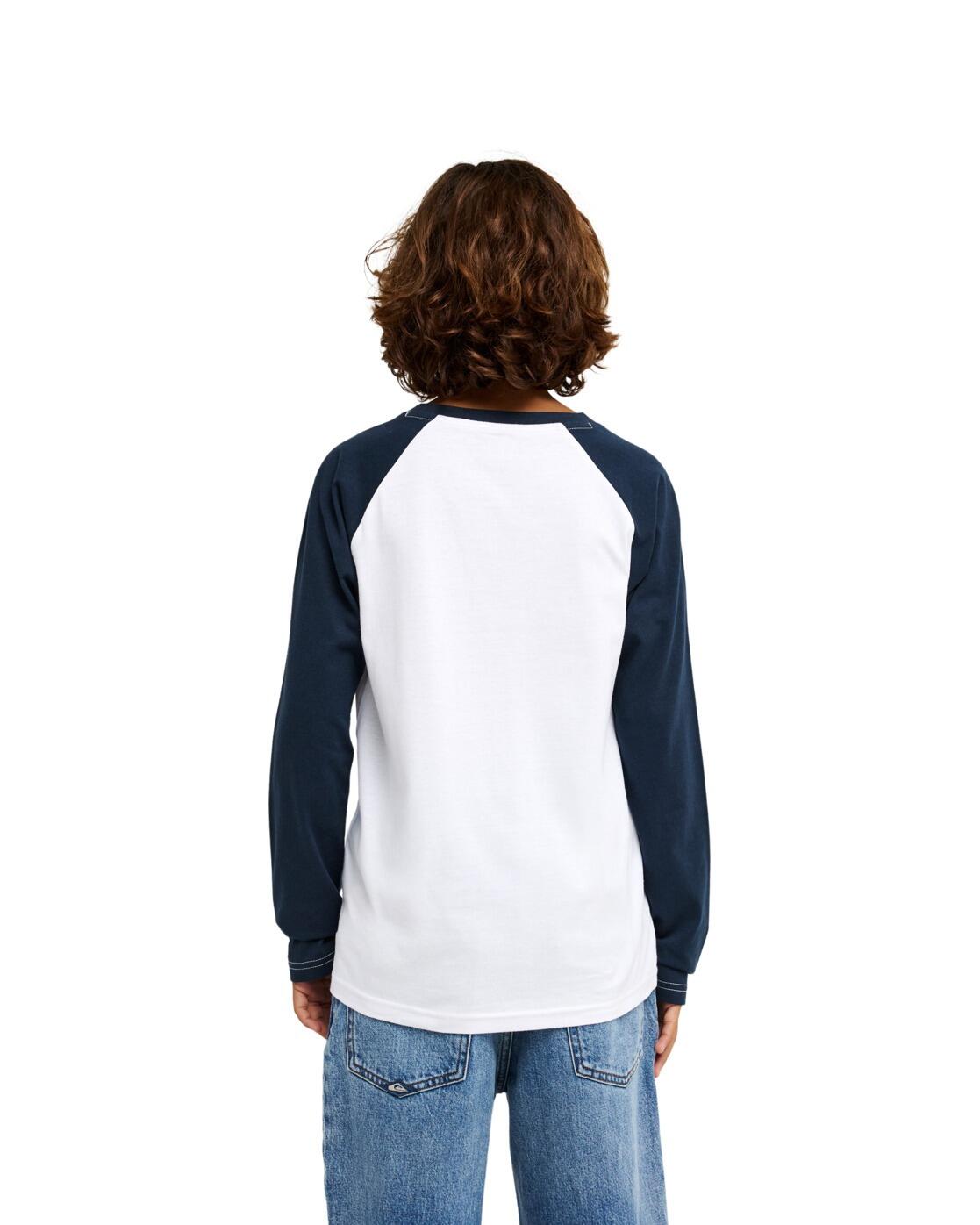 T-shirt met Lange Mouwen EV COMP RAGLAN Blau Jongens 8-16 2/4