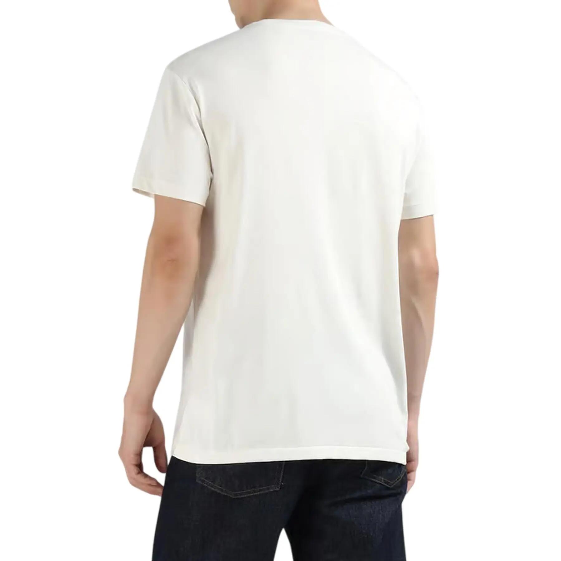 Mens Logo Jersey Cotton Classic TShirt (White) 3/3
