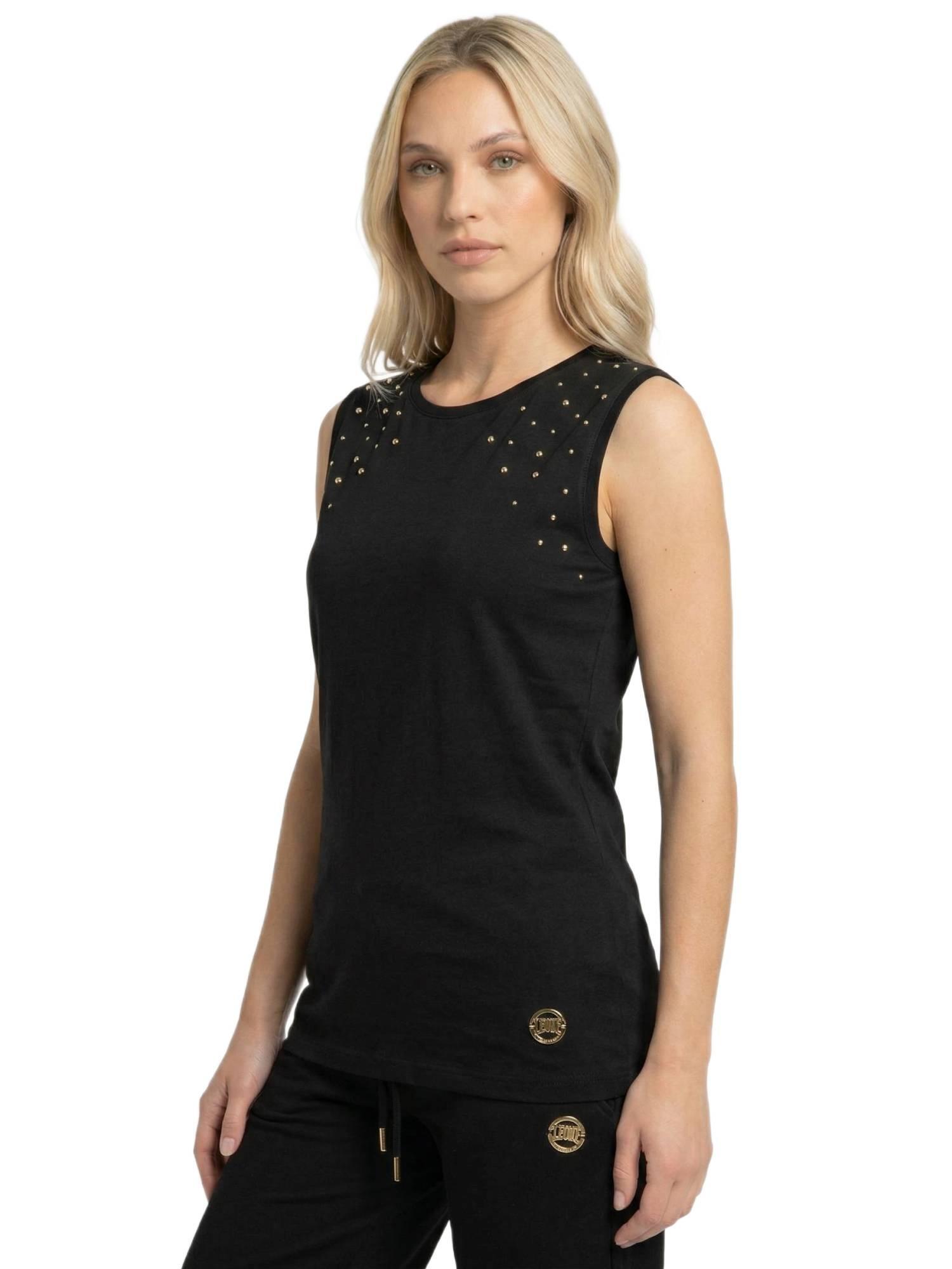 Elegancki damski T-shirt bez rękawów 2/5