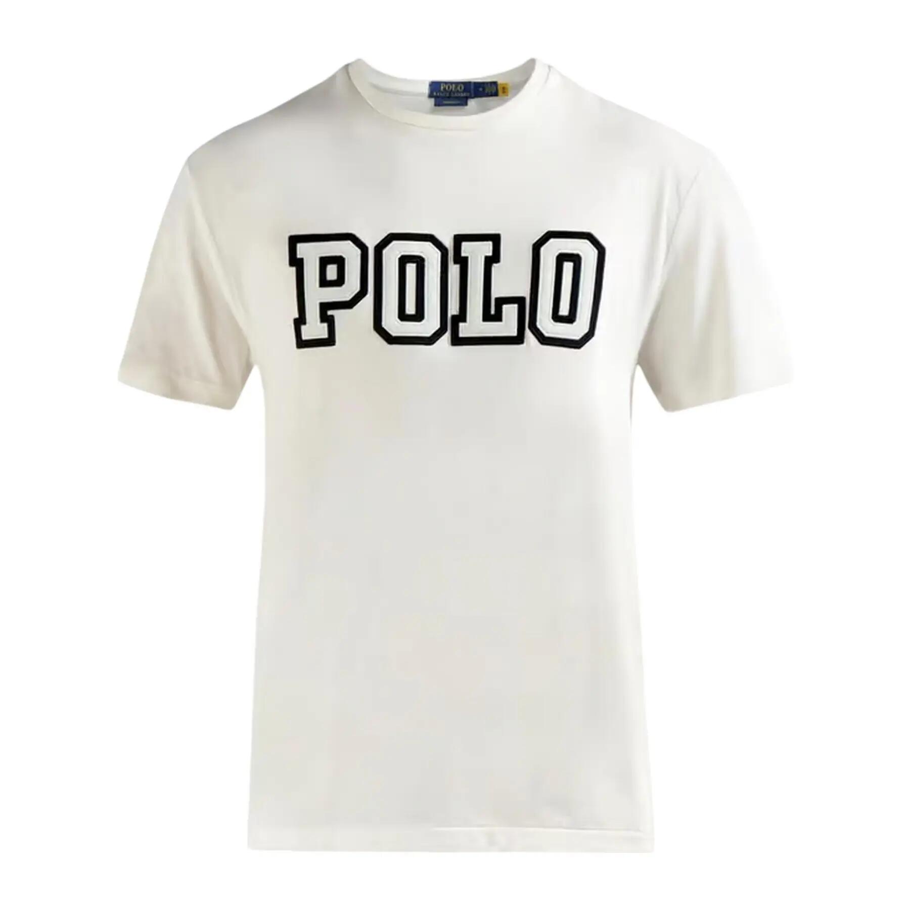 Mens Logo Jersey Cotton Classic TShirt (White) 2/3