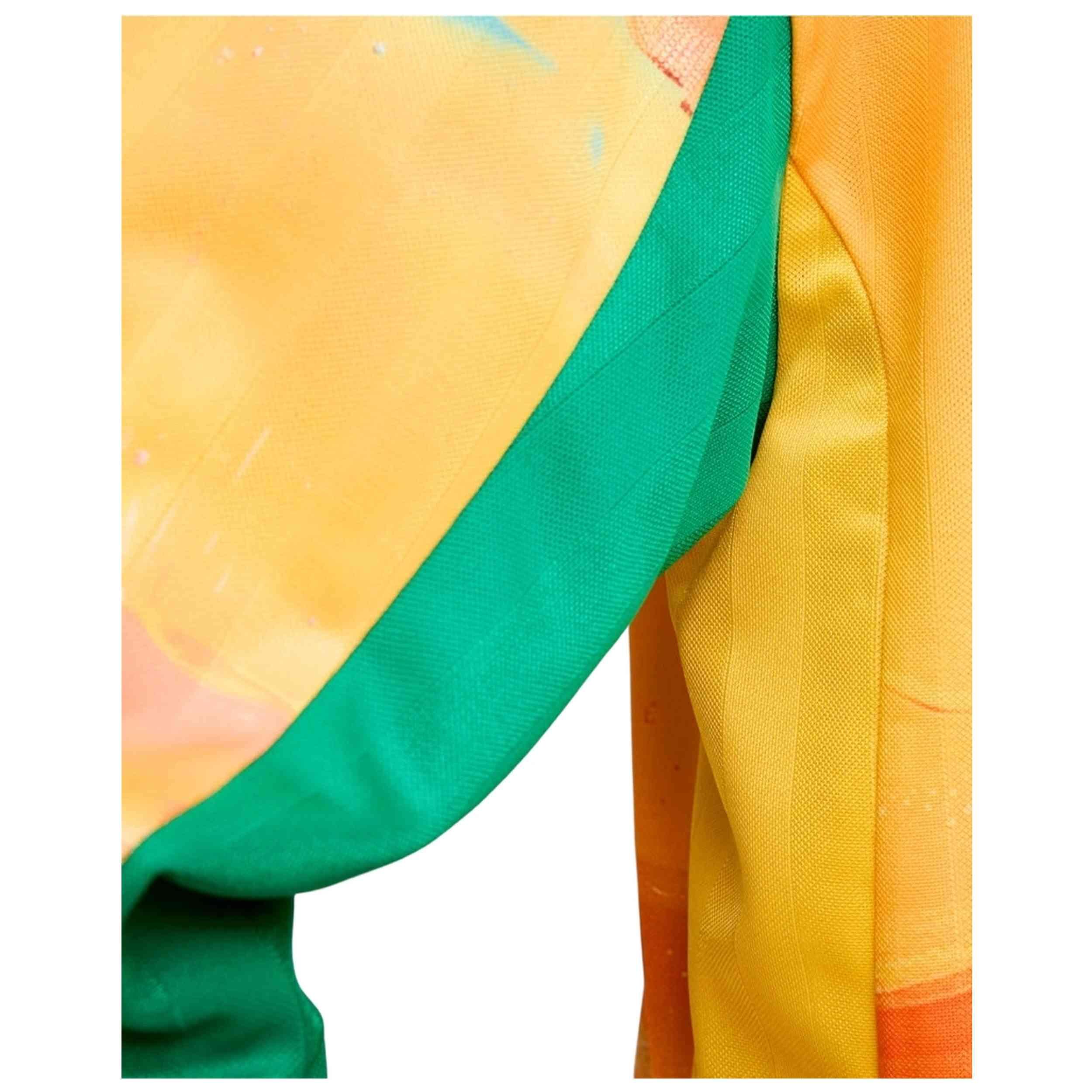 Maglia a maniche lunghe Puma modello Puma KidSuper MSFC LS Retro Shir per uomini 3/5