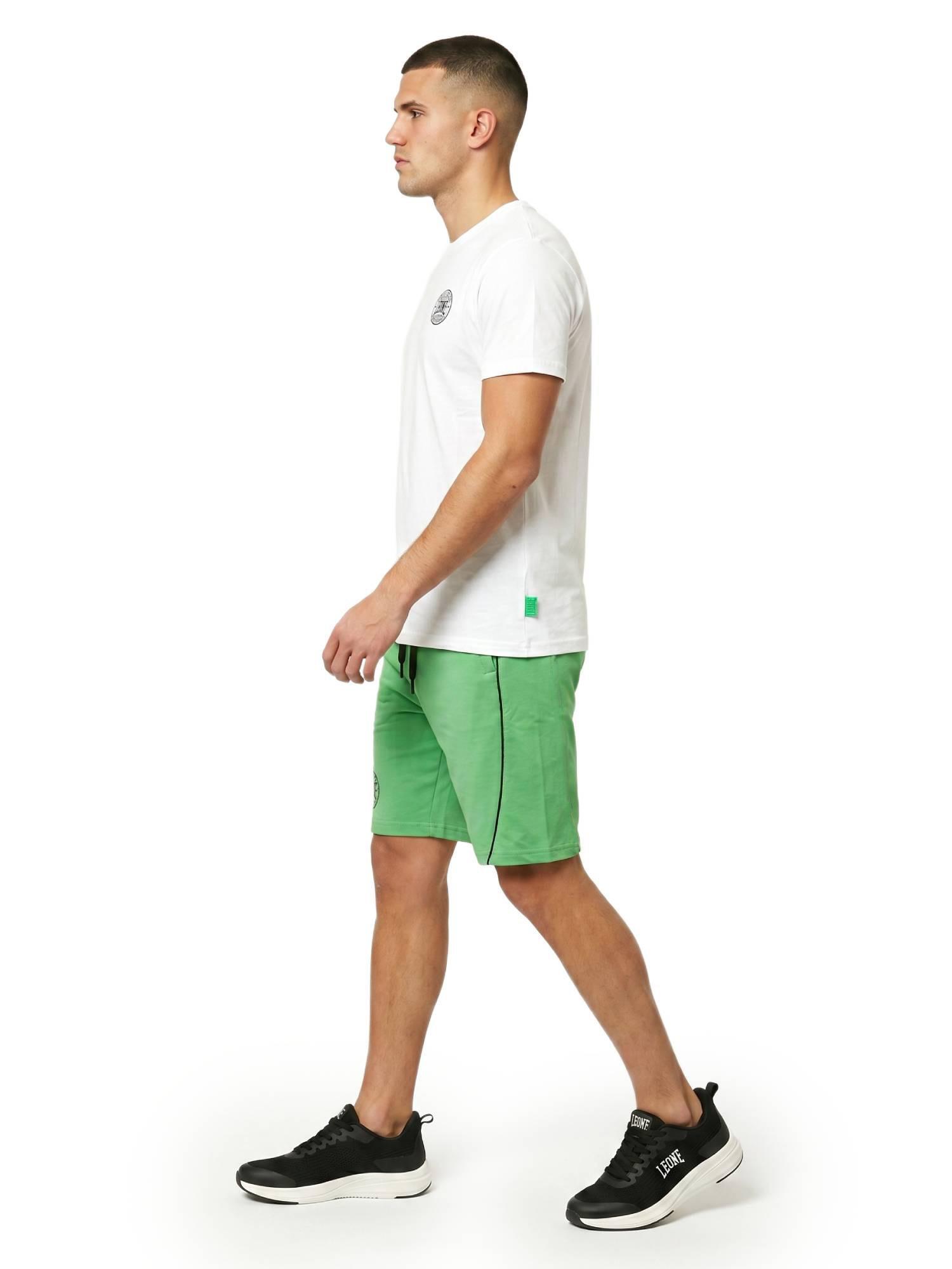 Heren T-shirt + fluorescerende bermudashort set 5/5