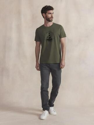 T-shirt - Sport - Homme - Manches courtes, col rond - BRIANTEE - Noir