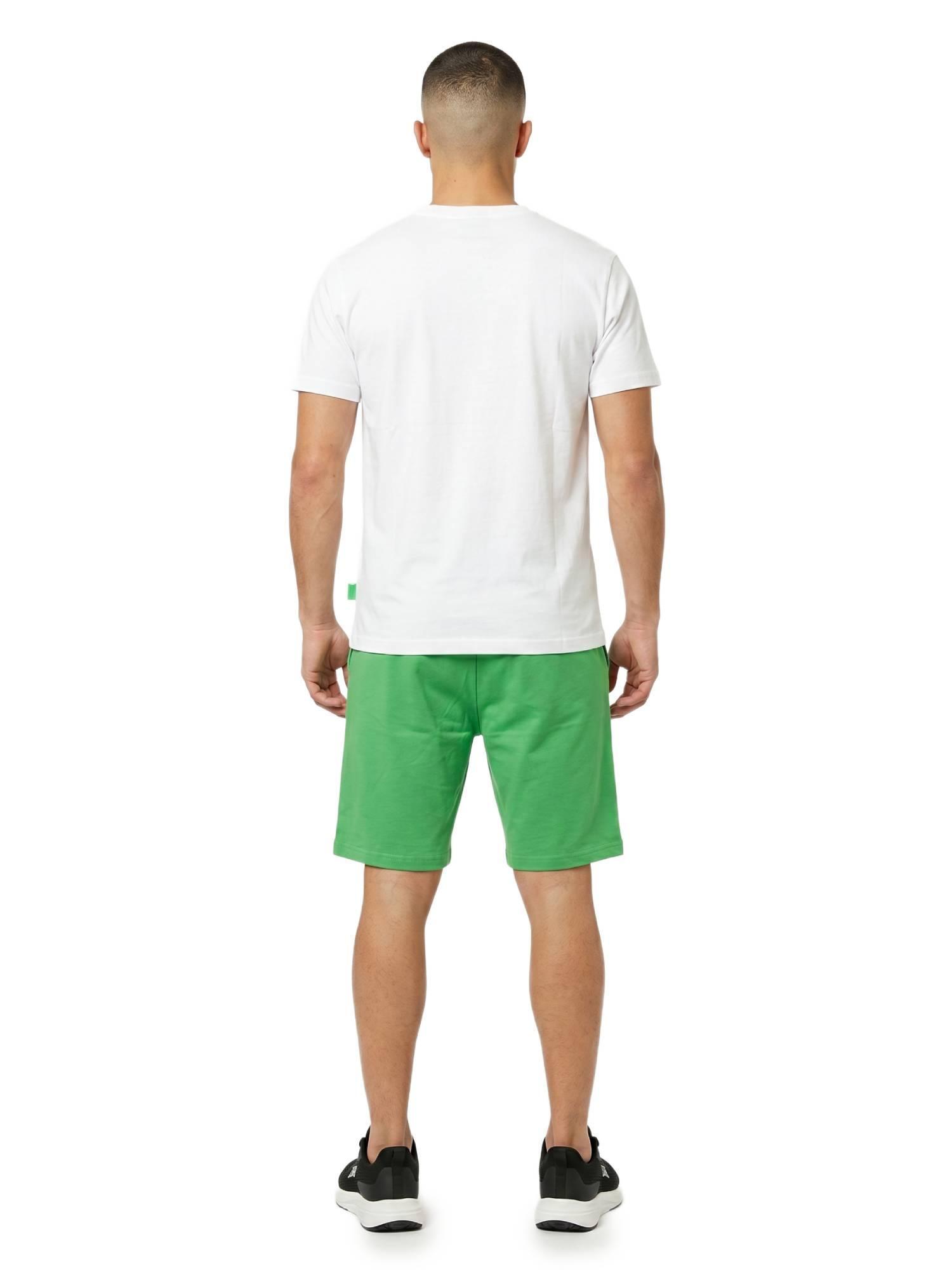 Heren T-shirt + fluorescerende bermudashort set 4/5