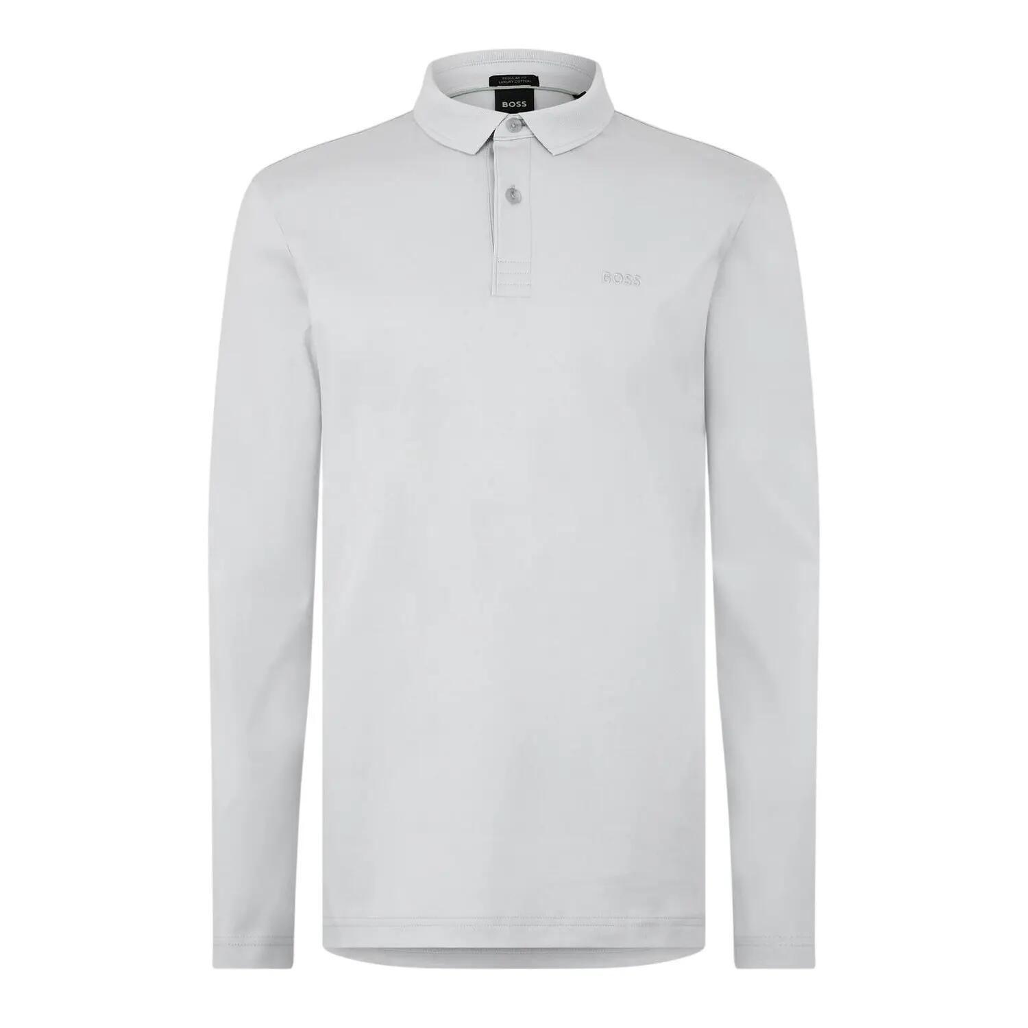 "Pirol" Poloshirt für , Langärmlig Herren Hellgrau 2/4