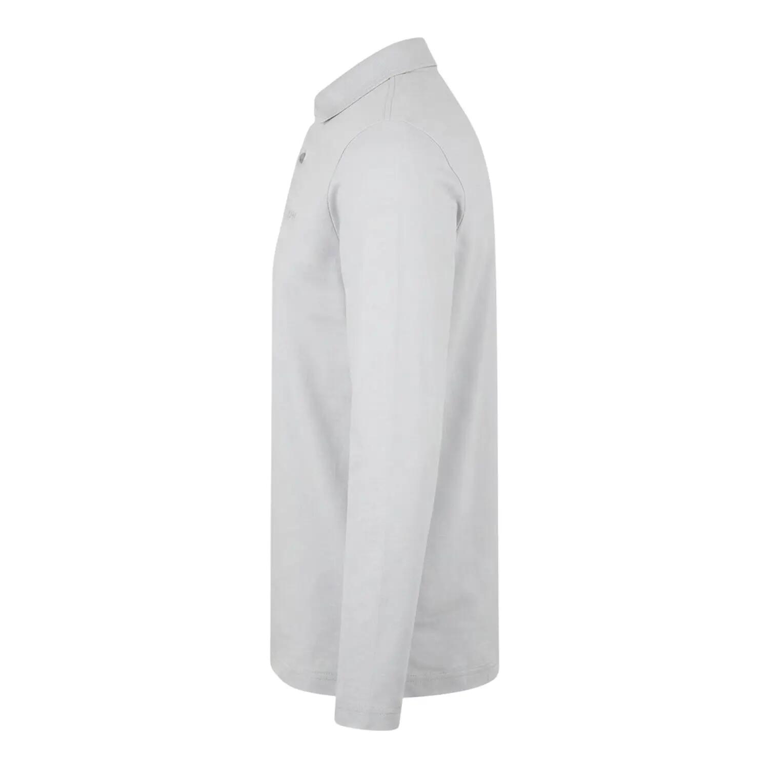 "Pirol" Poloshirt für , Langärmlig Herren Hellgrau 4/4