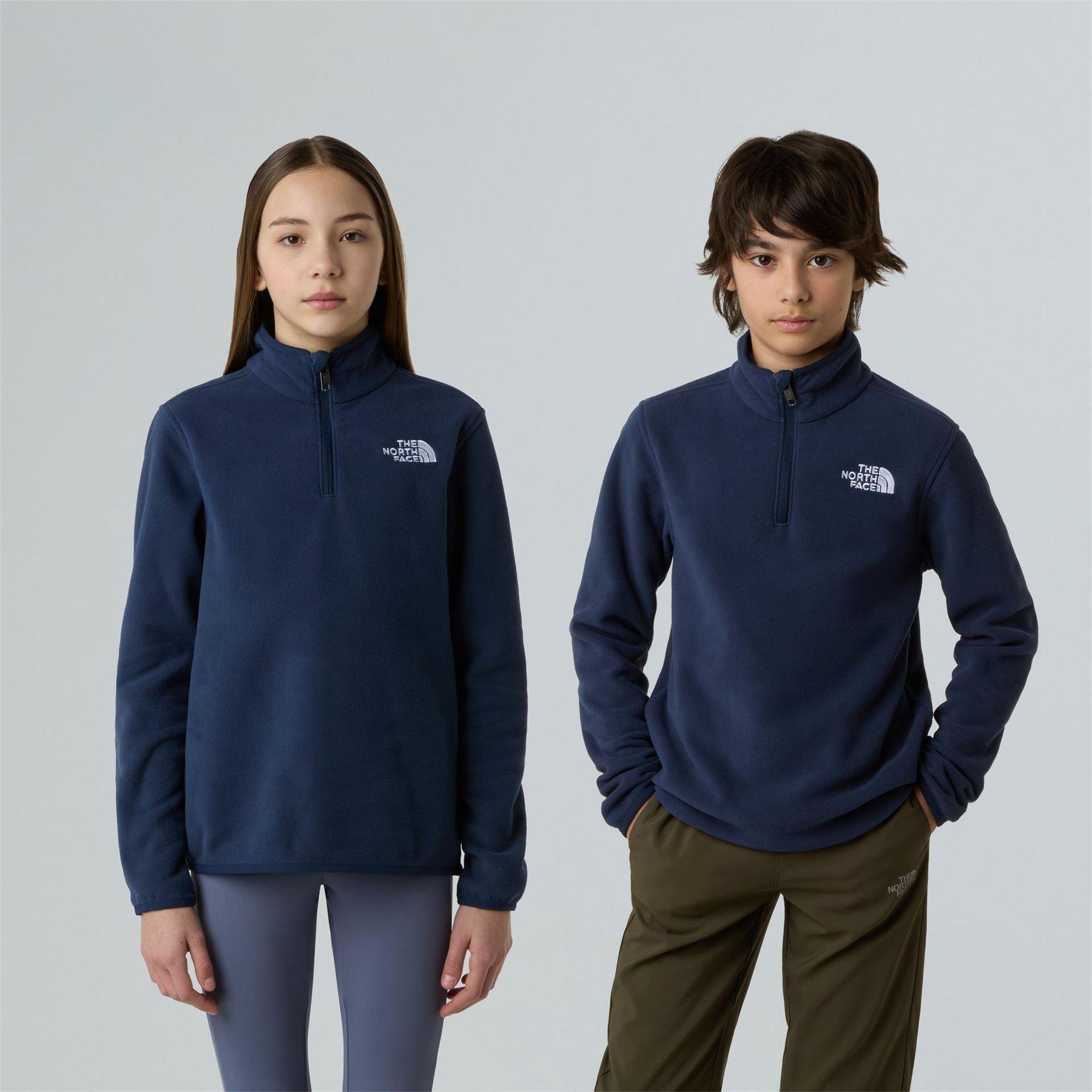 Haut Polaire Motif/style Logo Enfant (Bleu Marine) 3/4