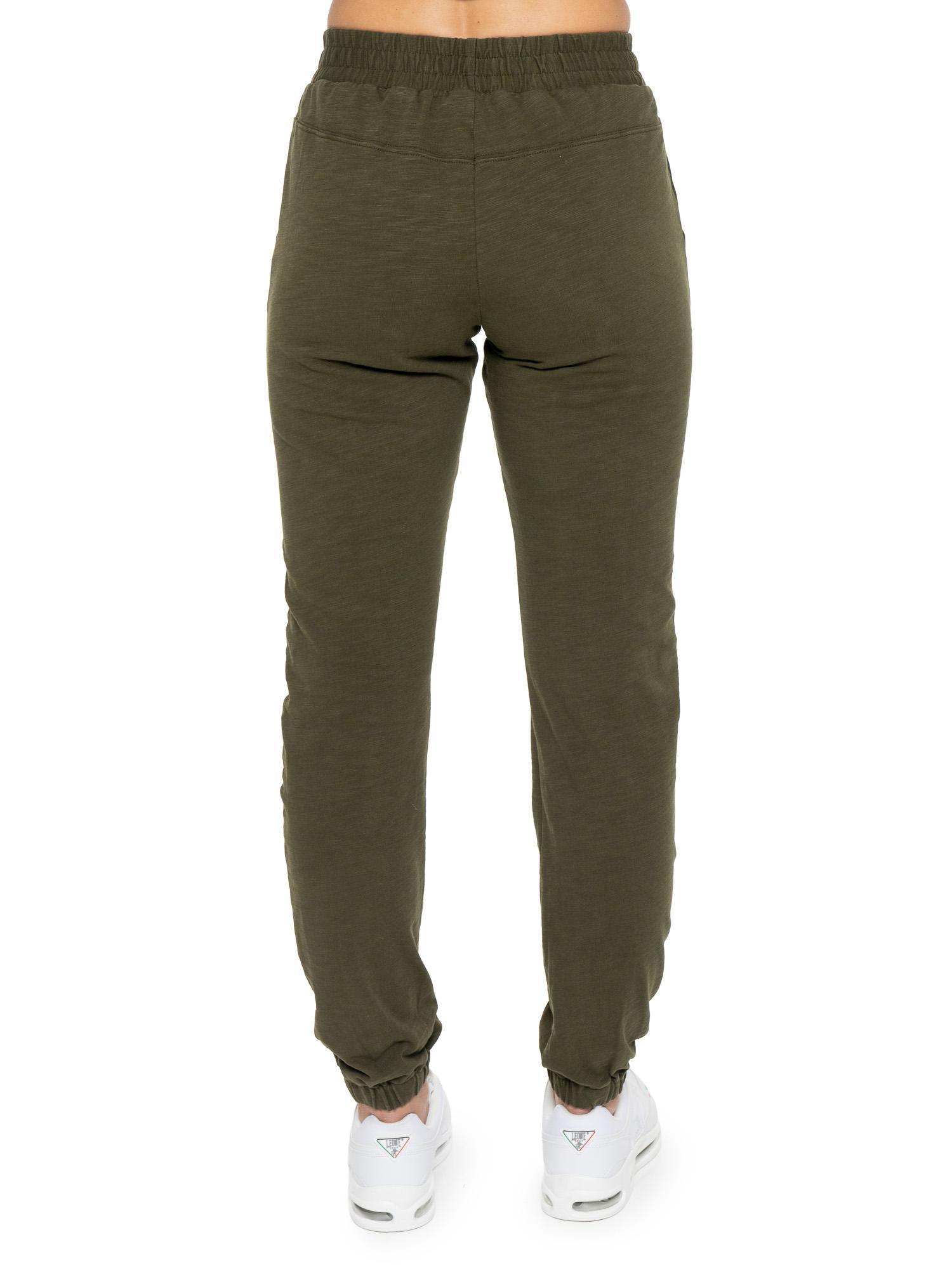 Calça de moletom feminina estilo safari urbano 4/5