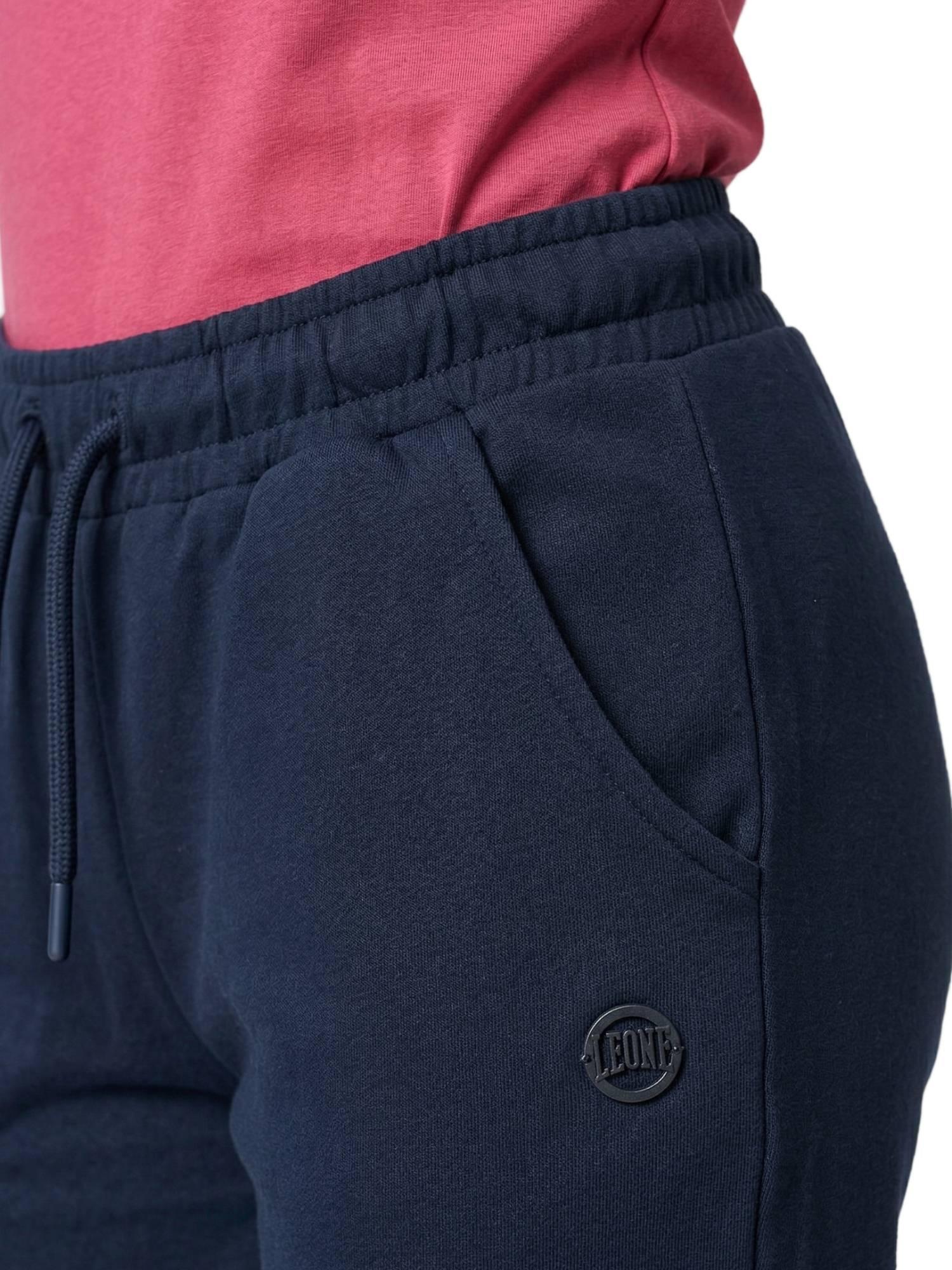 Calças de treino femininas Leone 1947 Apparel, tecido macio, logo tom sobre tom 3/5
