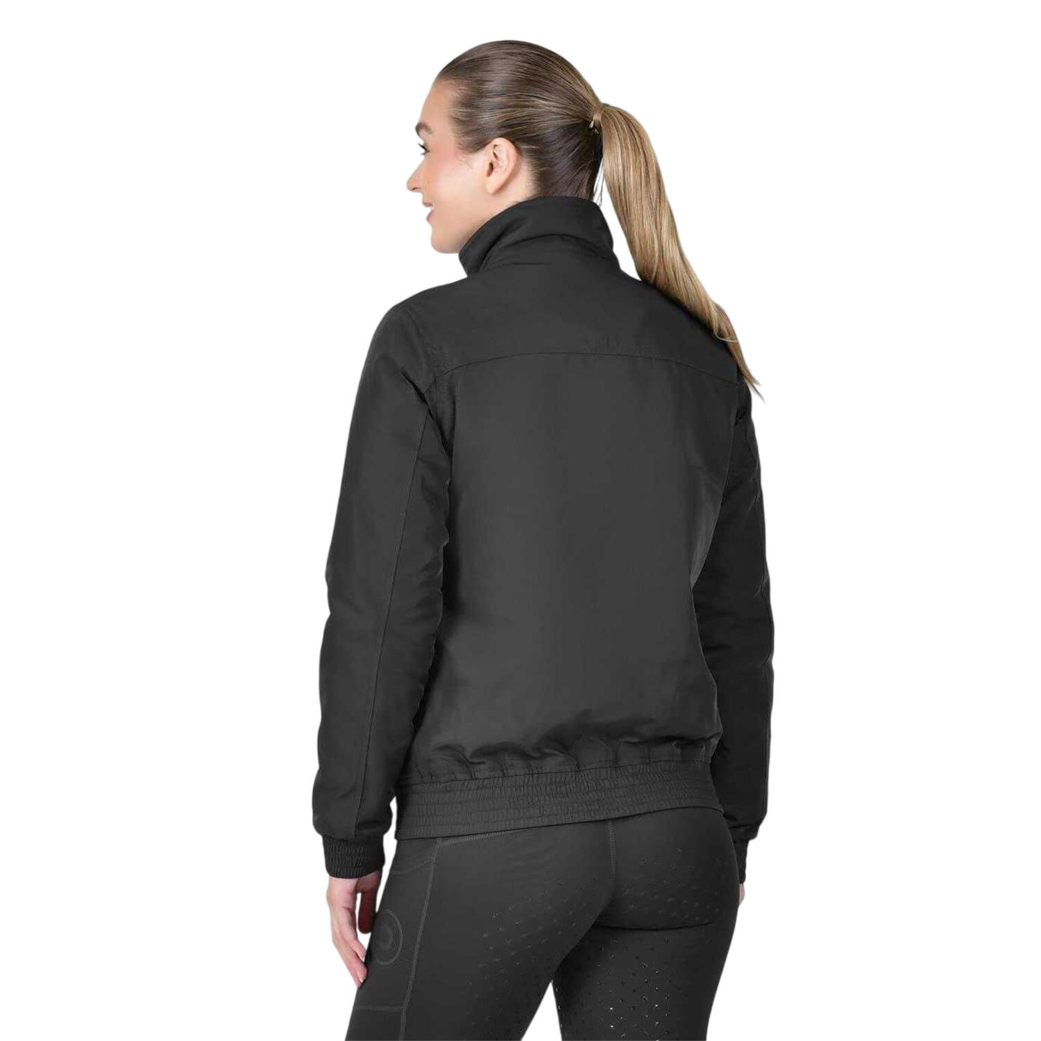 Womens/Ladies Team Full Zip Blouson Jacket (Black) 2/3