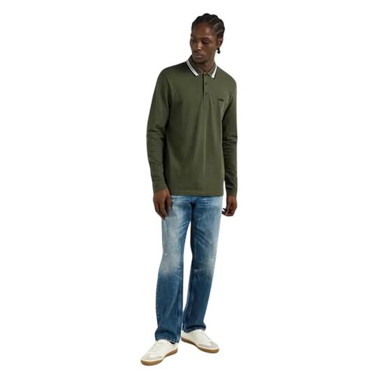 Polo Manches Longues PLISY Homme (Beige Foncé)