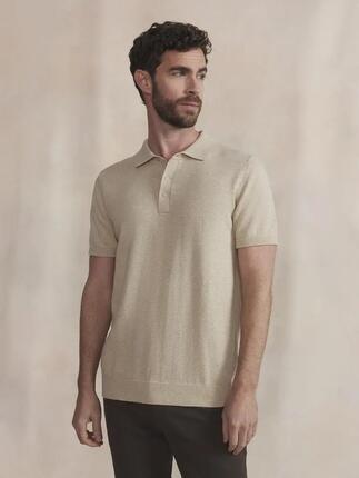 Polo manches courtes - Sport - Homme - Coupe ajustée - ARIONPOL - Beige