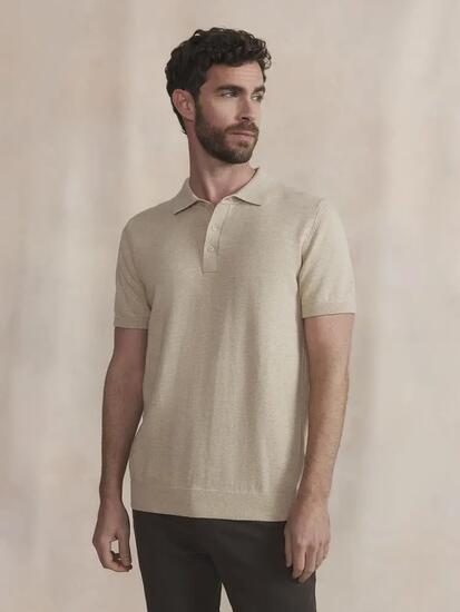 Polo manches courtes - Sport - Homme - Coupe ajustée - ARIONPOL - Beige