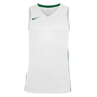 Maglia Da Pallacanestro Scollo A V Senza Maniche Bambini Nike Bianco Verde Pino
