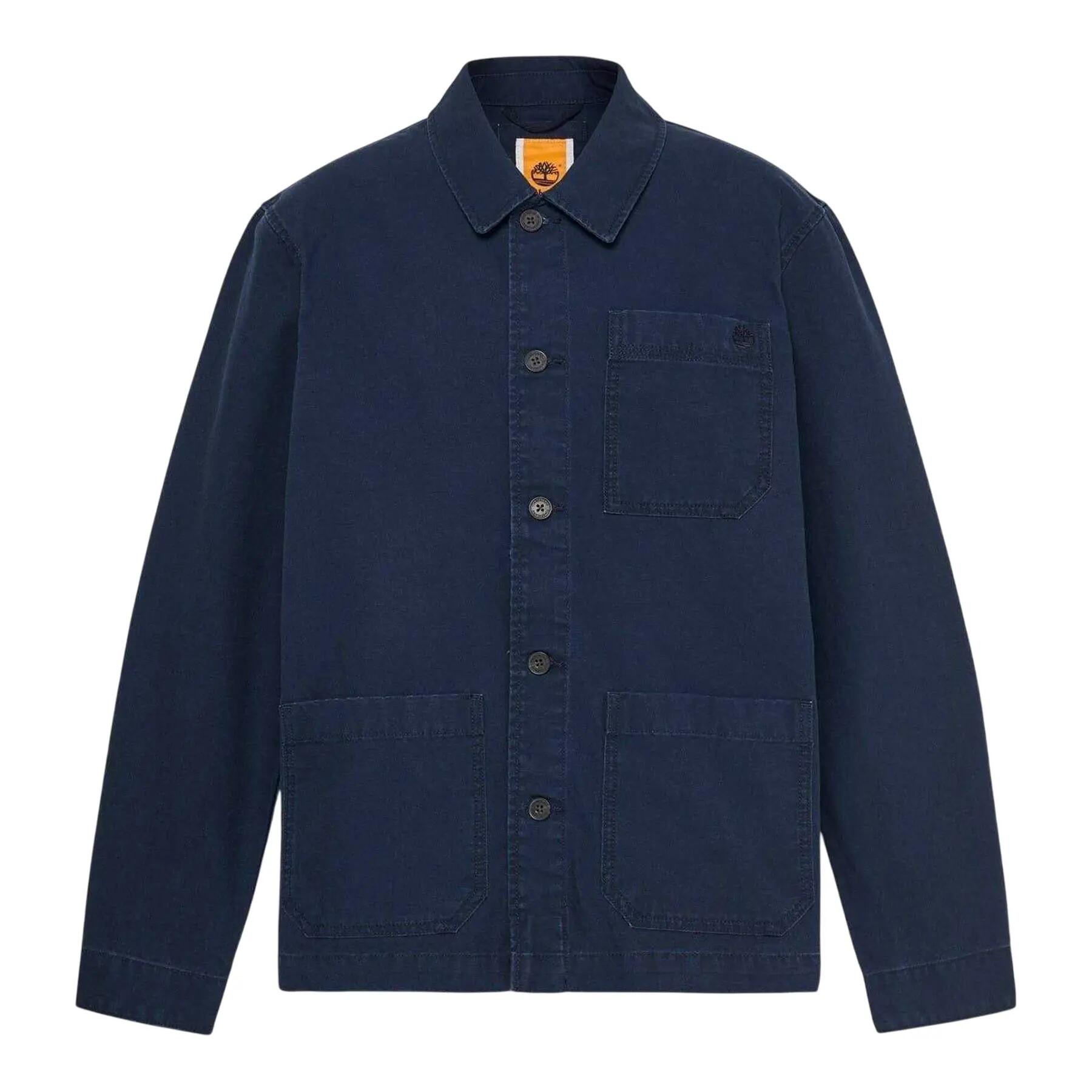 Mens Canvas Field Jacket (Dark Sapphire) 2/3