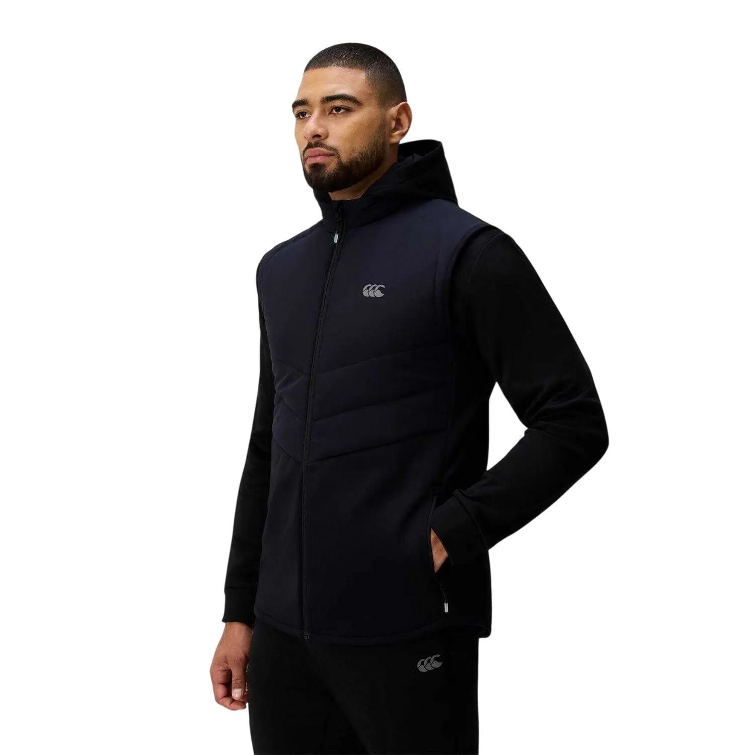 Gilet Senza Maniche Uomo Canterbury Tempo Nero 4/5