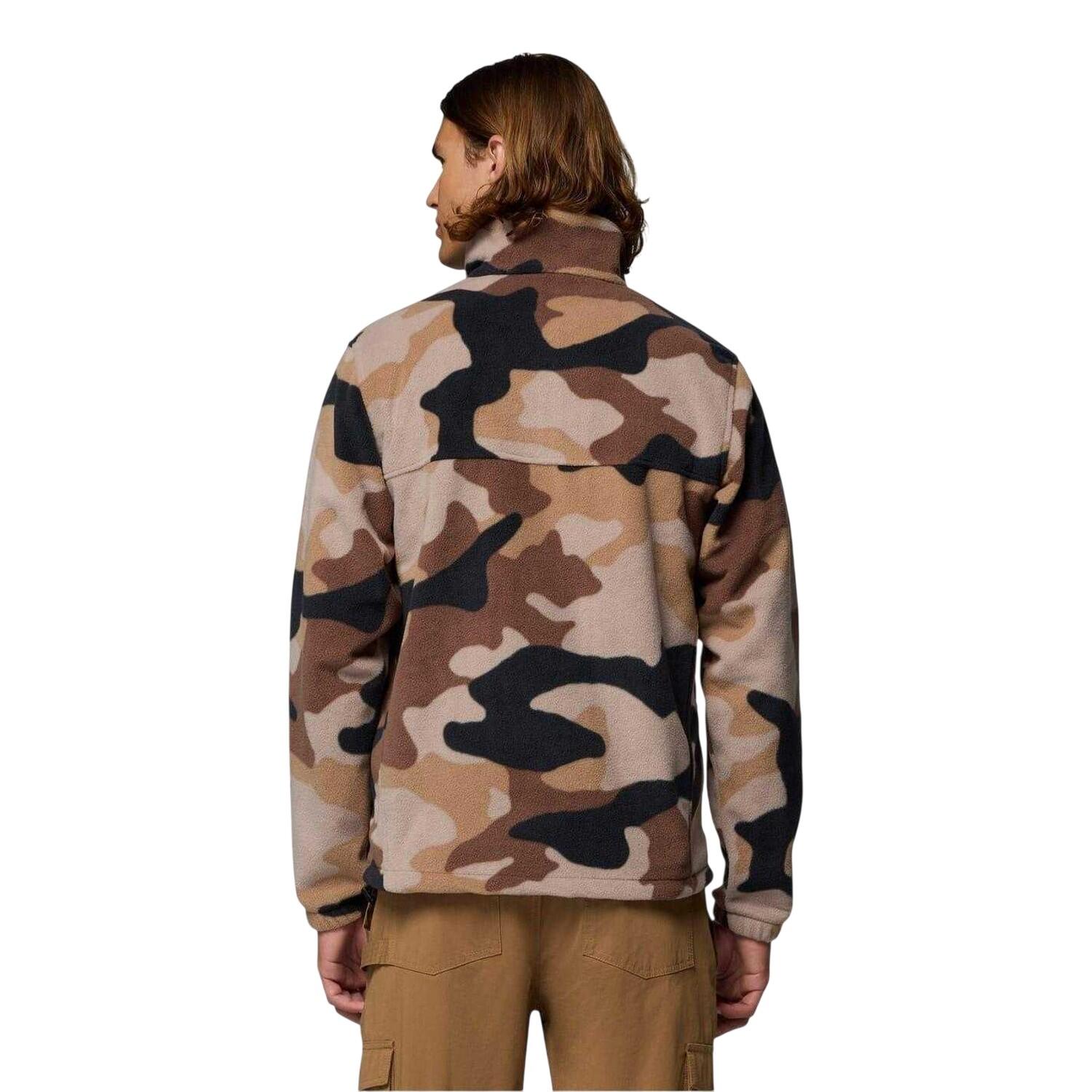 Forro Polar Diseño Montaña para Hombre Marrón Camuflaje 2/4