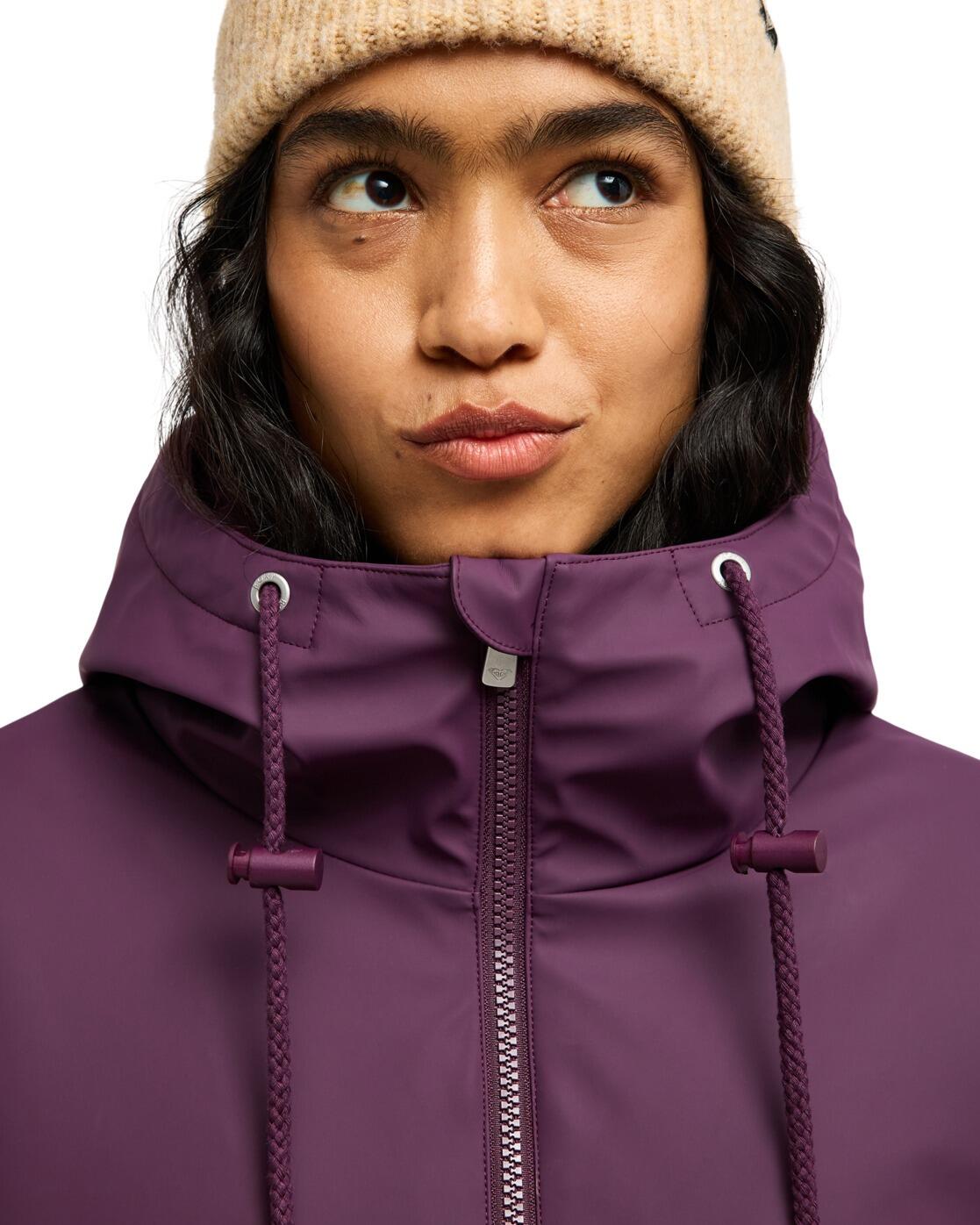 Regenjacke RAIN ROAD POLAR ZIP Lila Dames 4/4