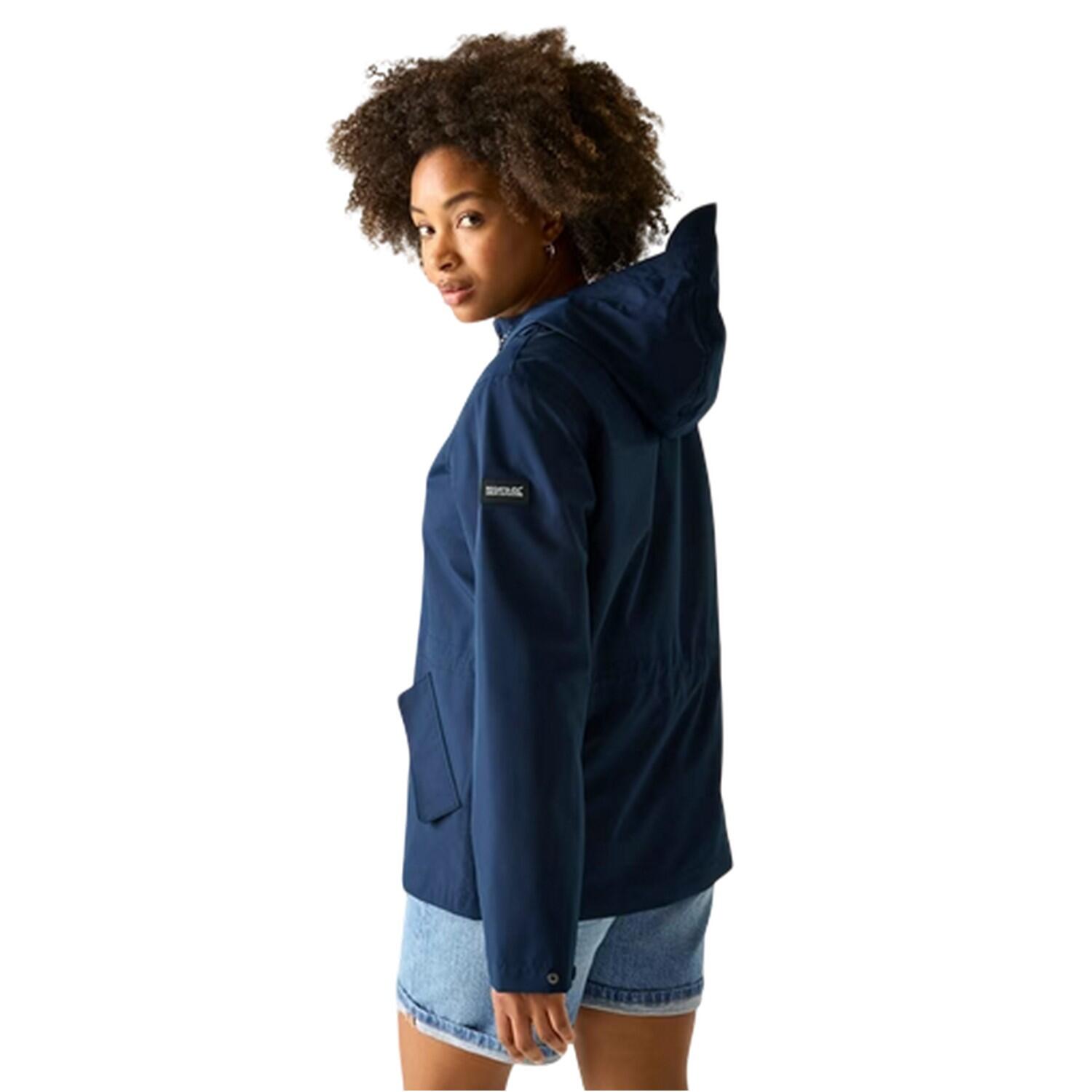 Womens/Ladies Bayletta Waterproof Jacket (Navy) 2/4