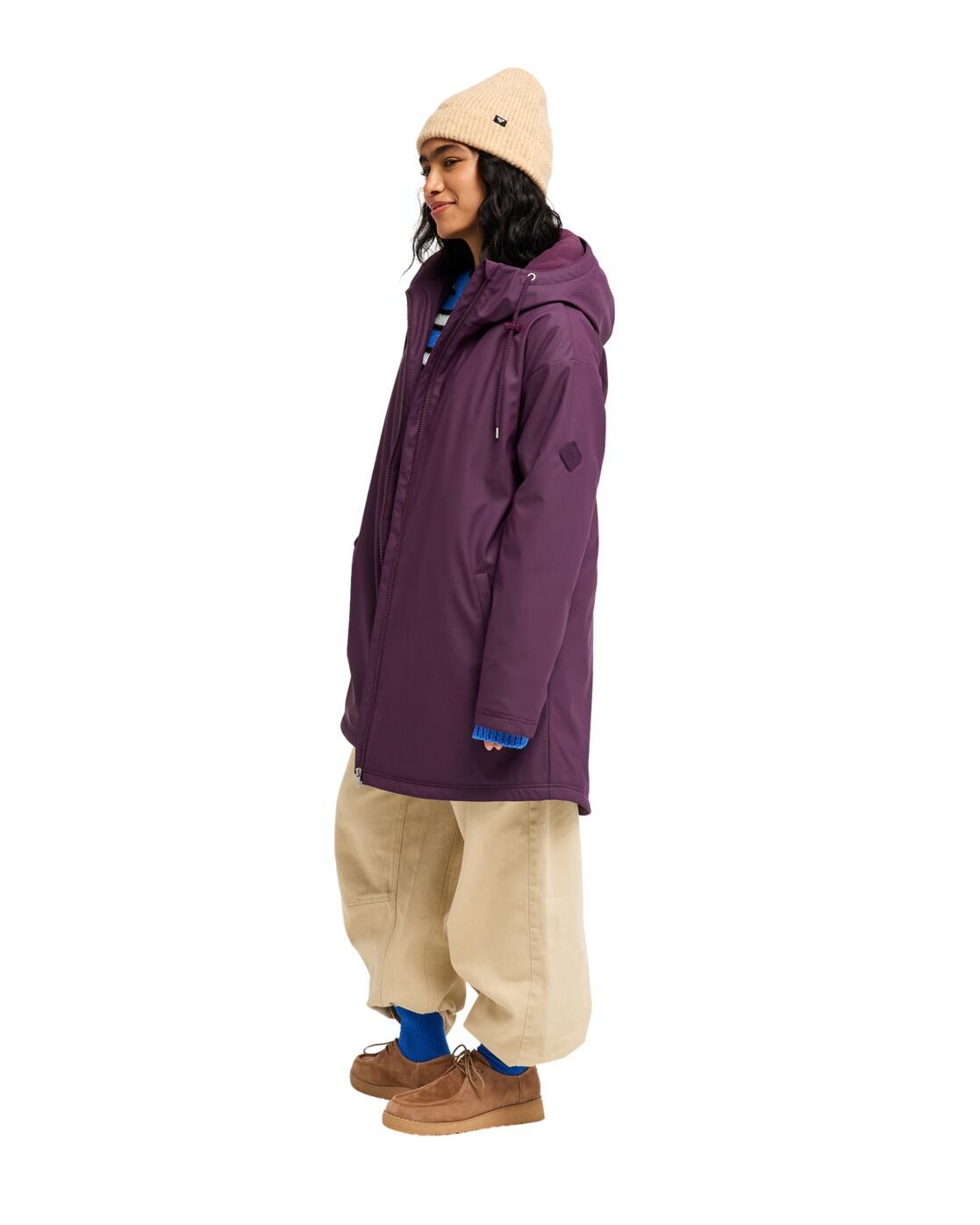 Regenjacke RAIN ROAD POLAR ZIP Lila Dames 3/4
