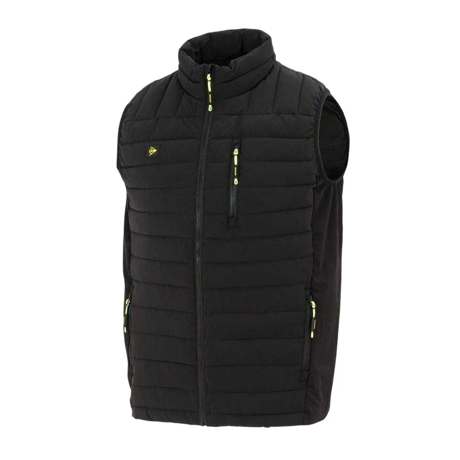 Gilet Trapuntato Uomo Dunlop On Site Nero 3/3