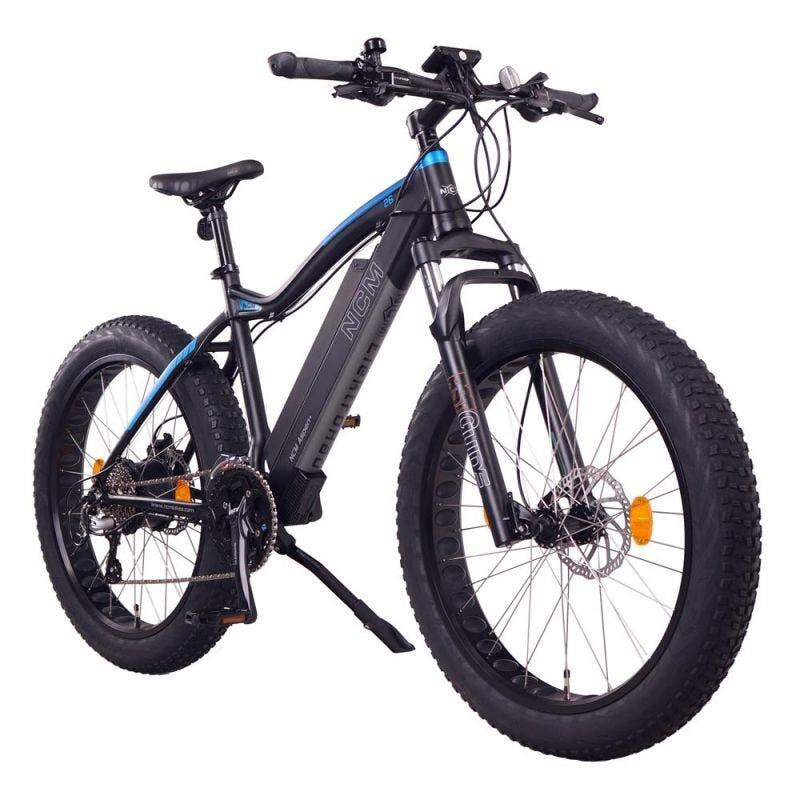 NCM Bikes Aspen Electric Fat-Bike MTB Negra - 26'', 250W, batería 48V 13Ah