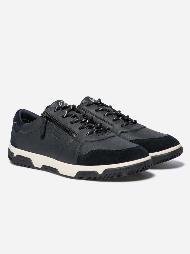 Baskets - Mode - Homme - Zippées, cuir, maintien talon 35 mm - GEDEZIP - Bleu 4/5