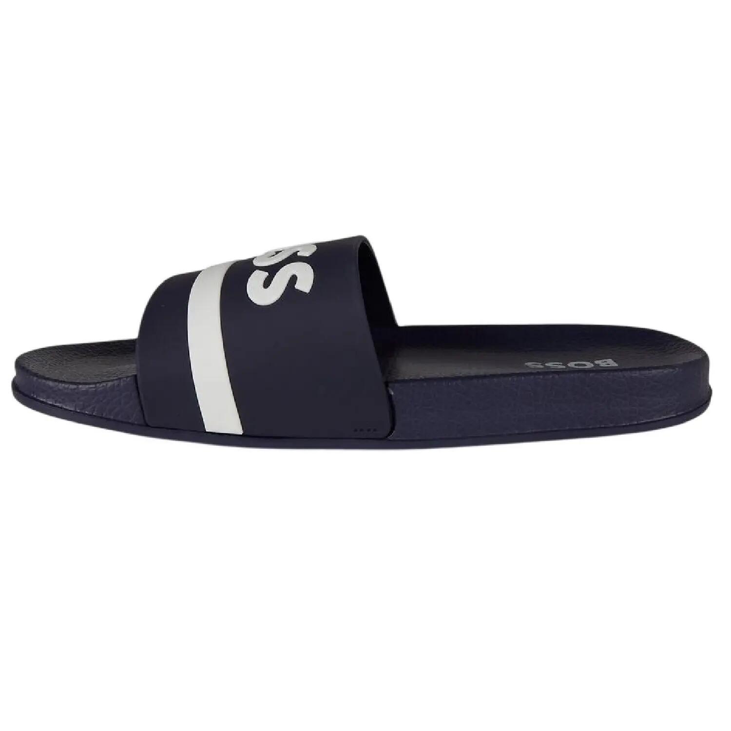 Ciabatte ScritturaDonna Boss Blu Navy 3/4