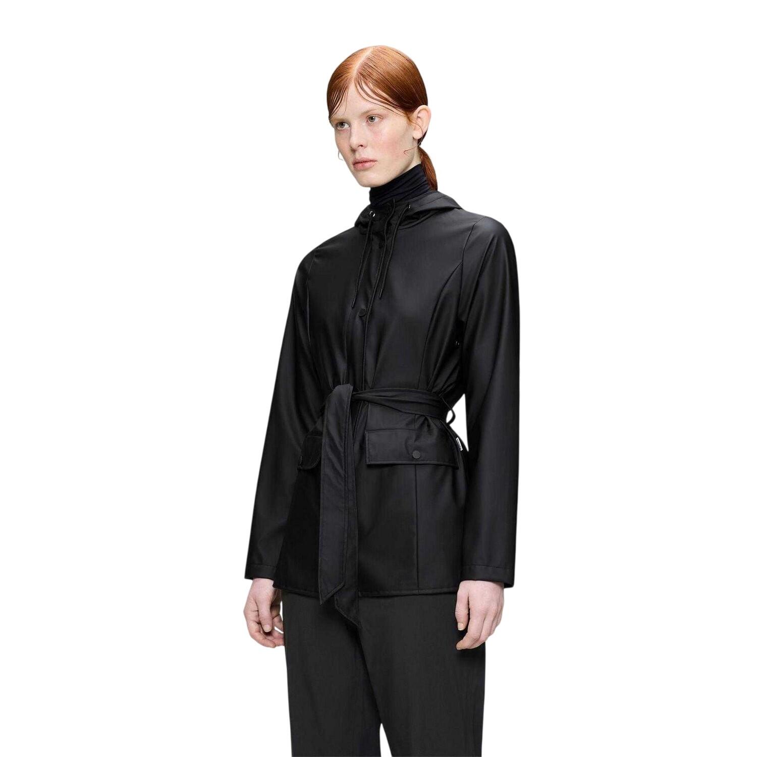 Giacca Impermeabile Donna Rains Curve Nero 4/4