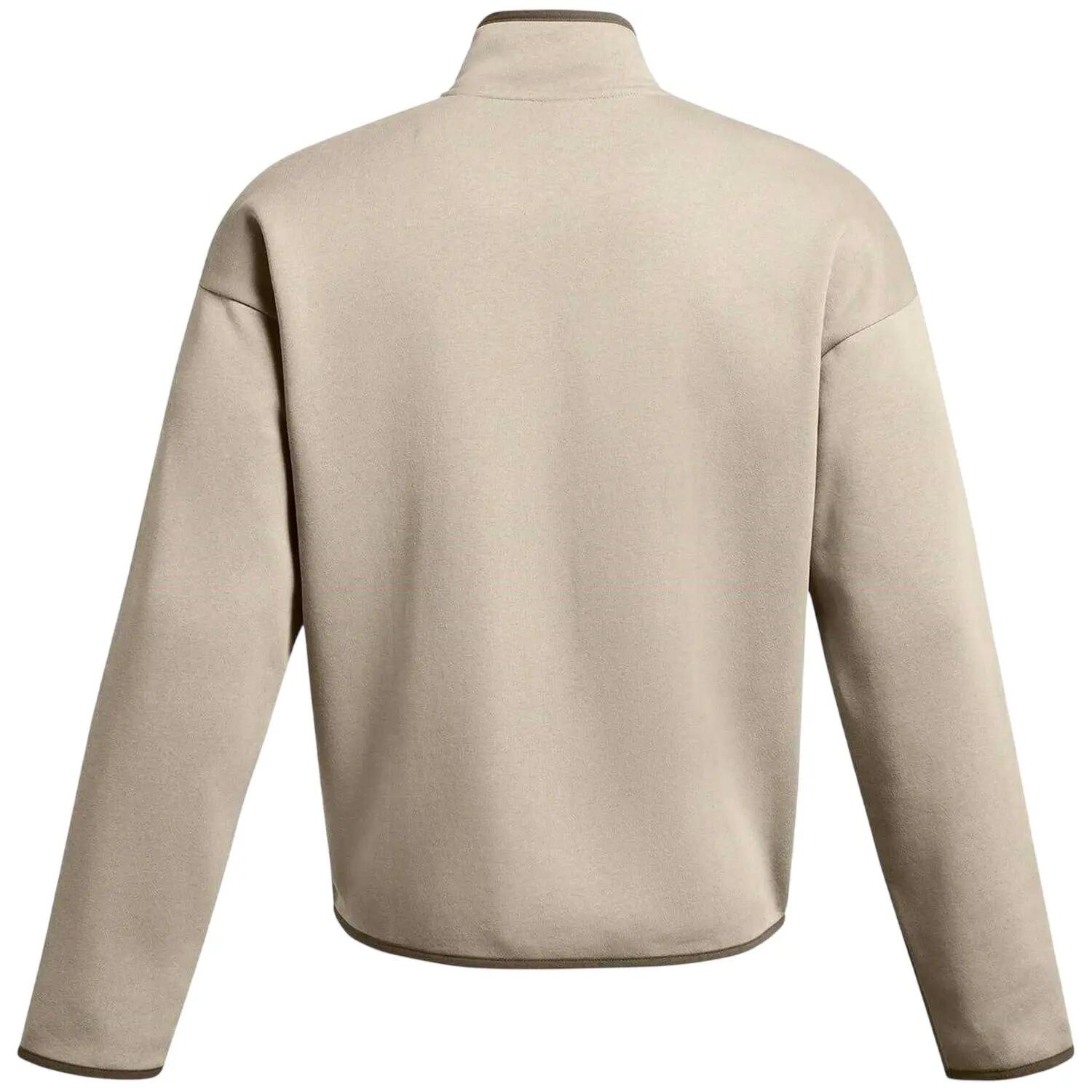 Mens Icon Relaxed Fit Sweat Jacket (Brown) 3/5