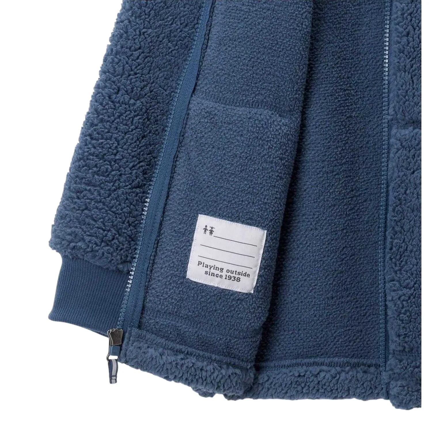 Jacke für , Durchgehender Reißverschluss, Fleece Kinder Blau 4/5