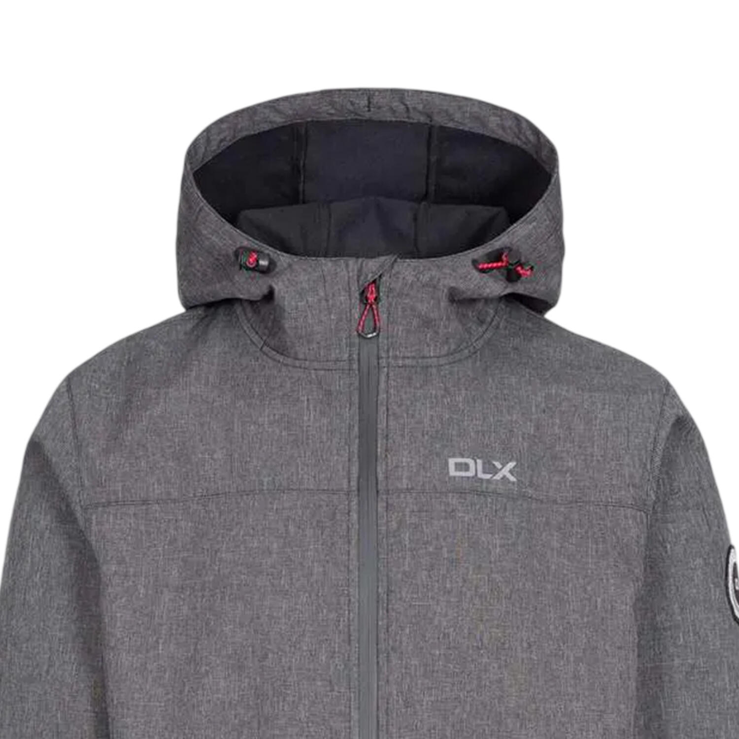 Giacca Soft Shell DLX Uomo Trespass Gabe Nero 3/4